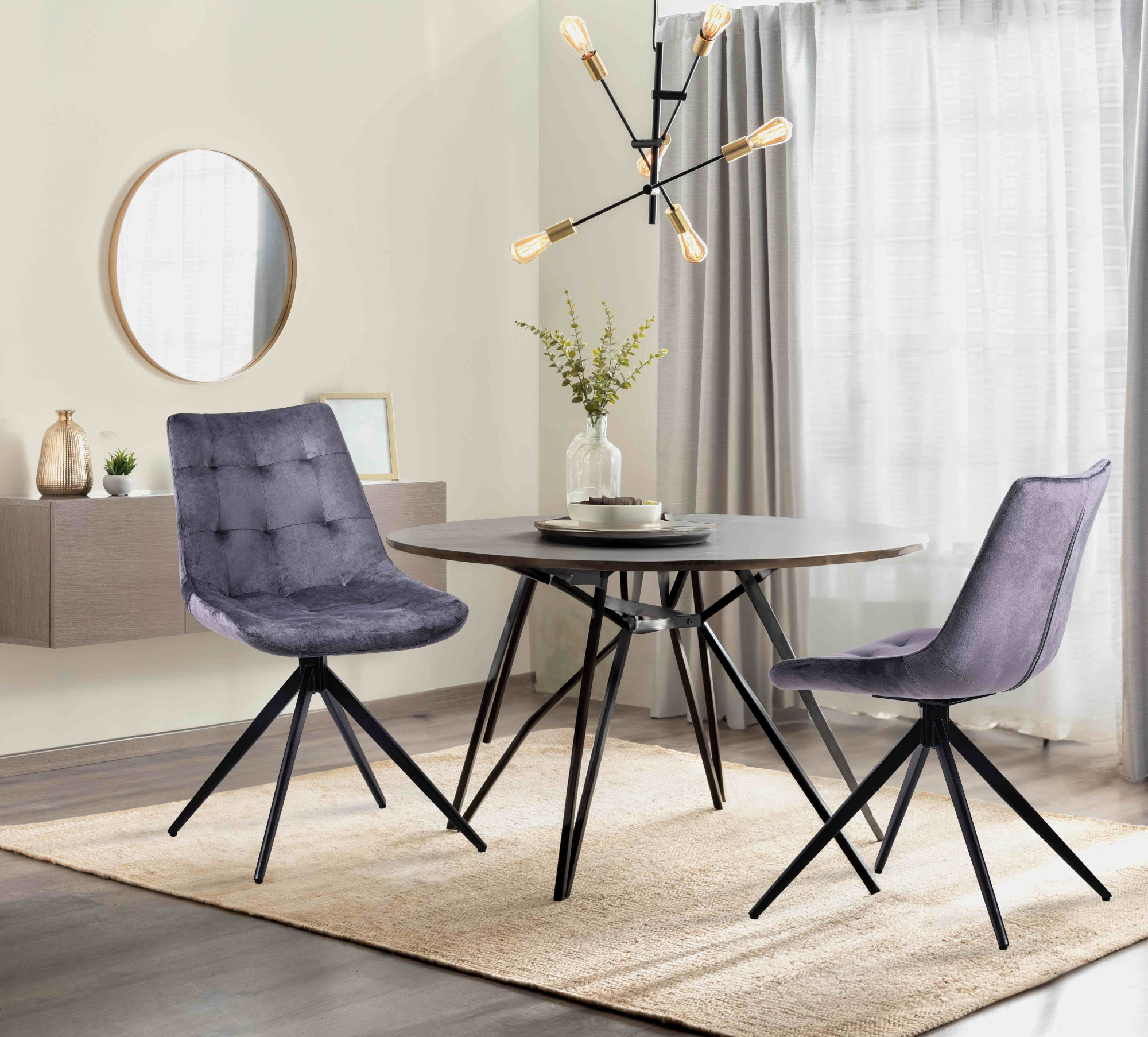 2-pack matstolar Merna