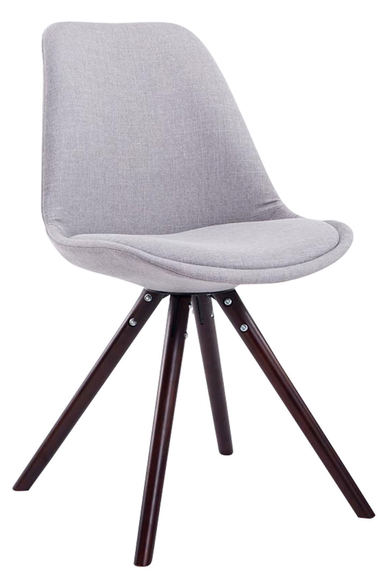 Set med 4 stolar för besökare Toulouse Fabric Round