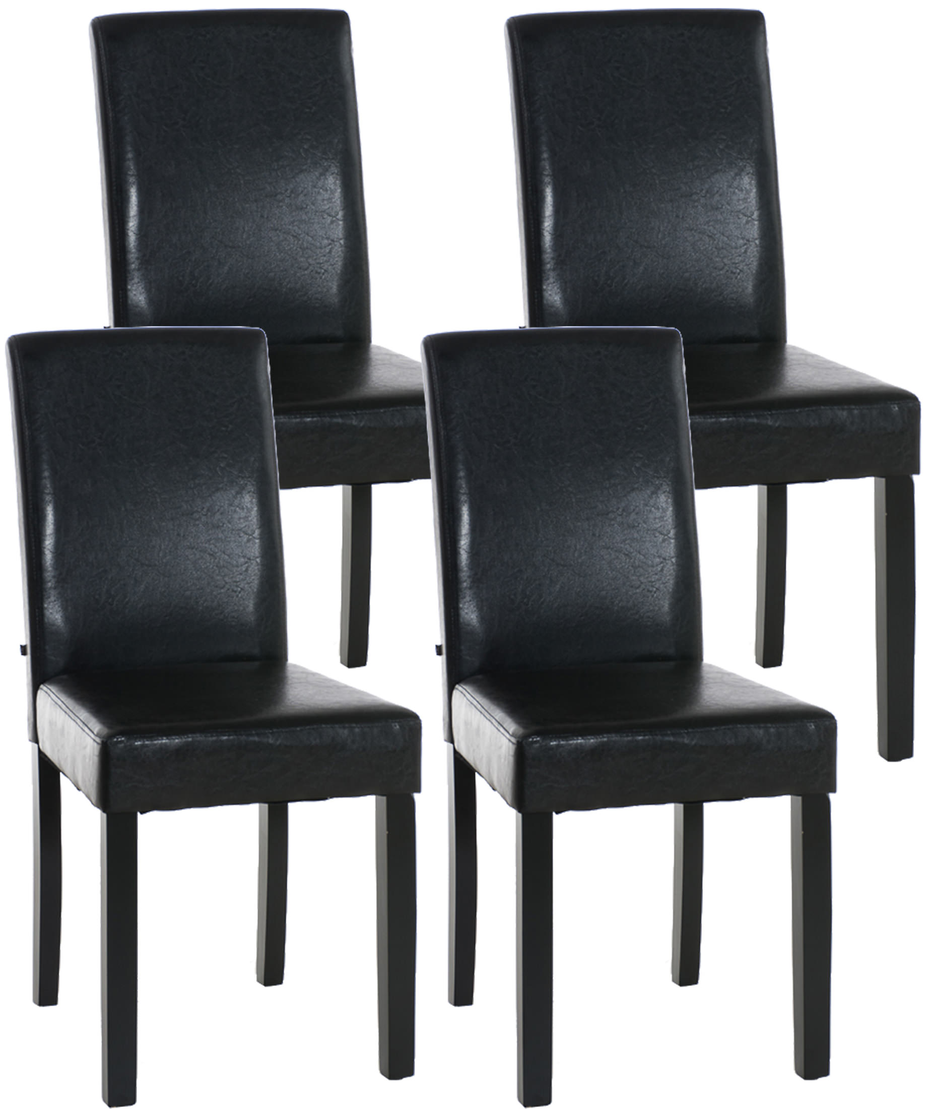 Set med 4 matstolar Ina Imitation Leather