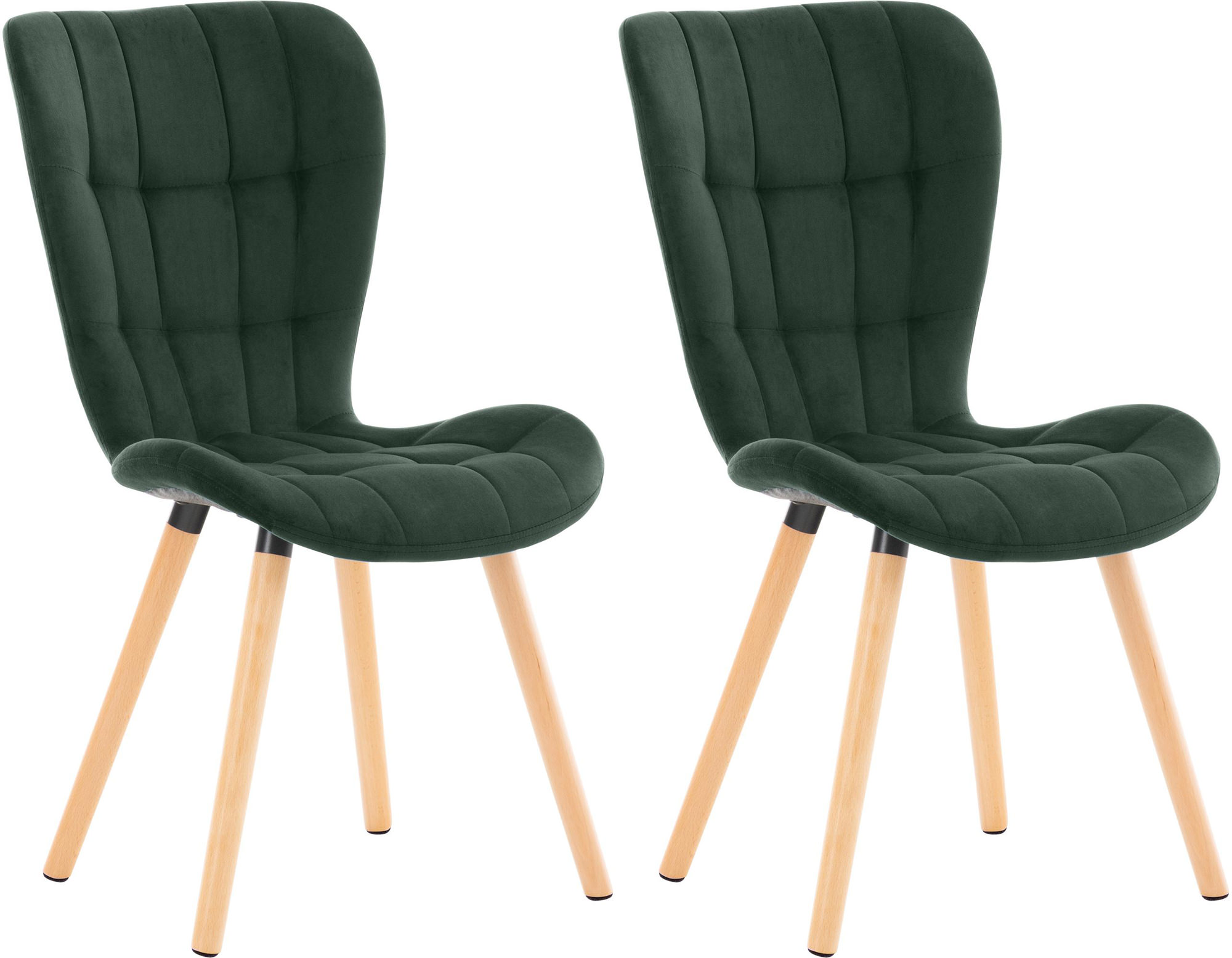 Set med 2 matstolar Elda