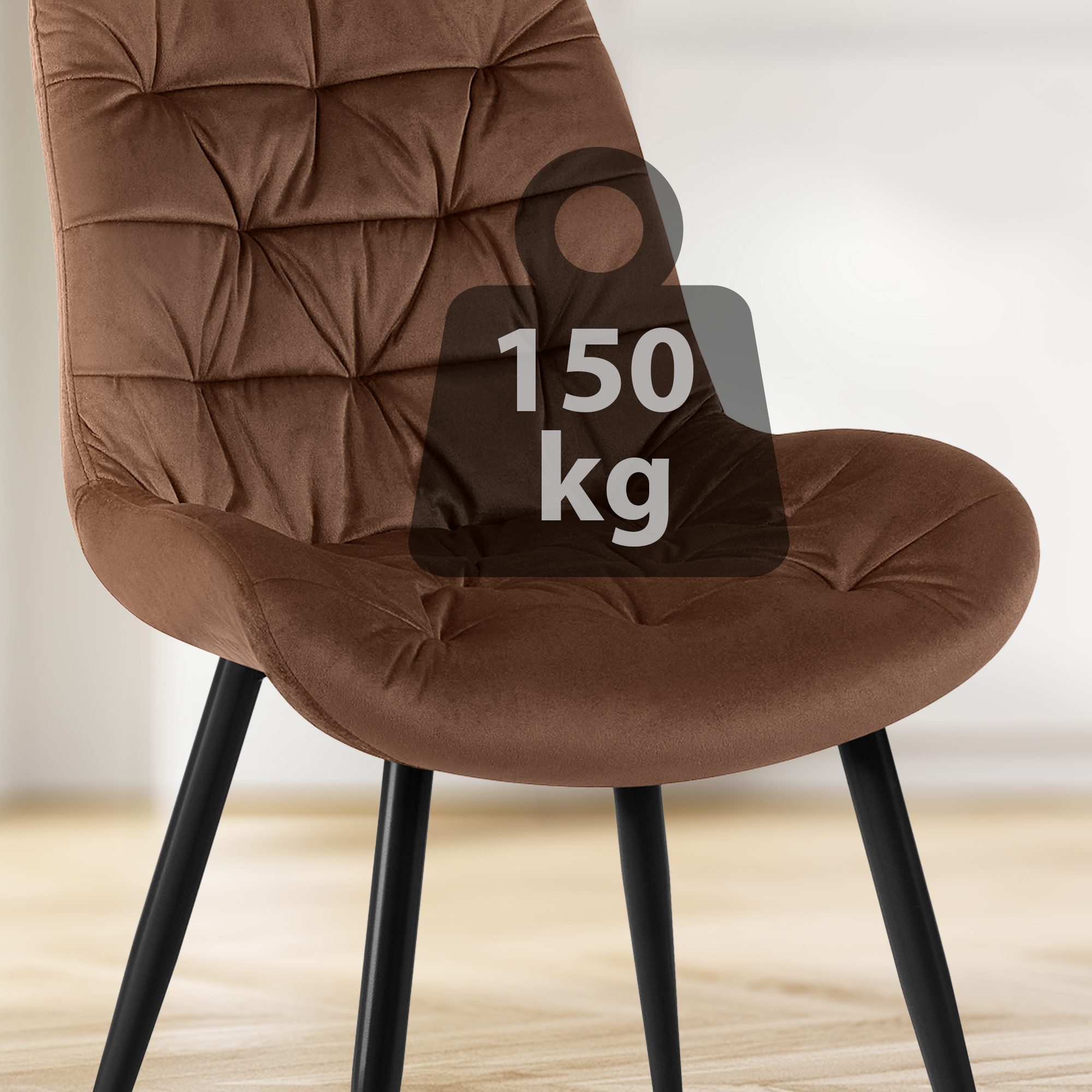 Rossford matstol i sammet