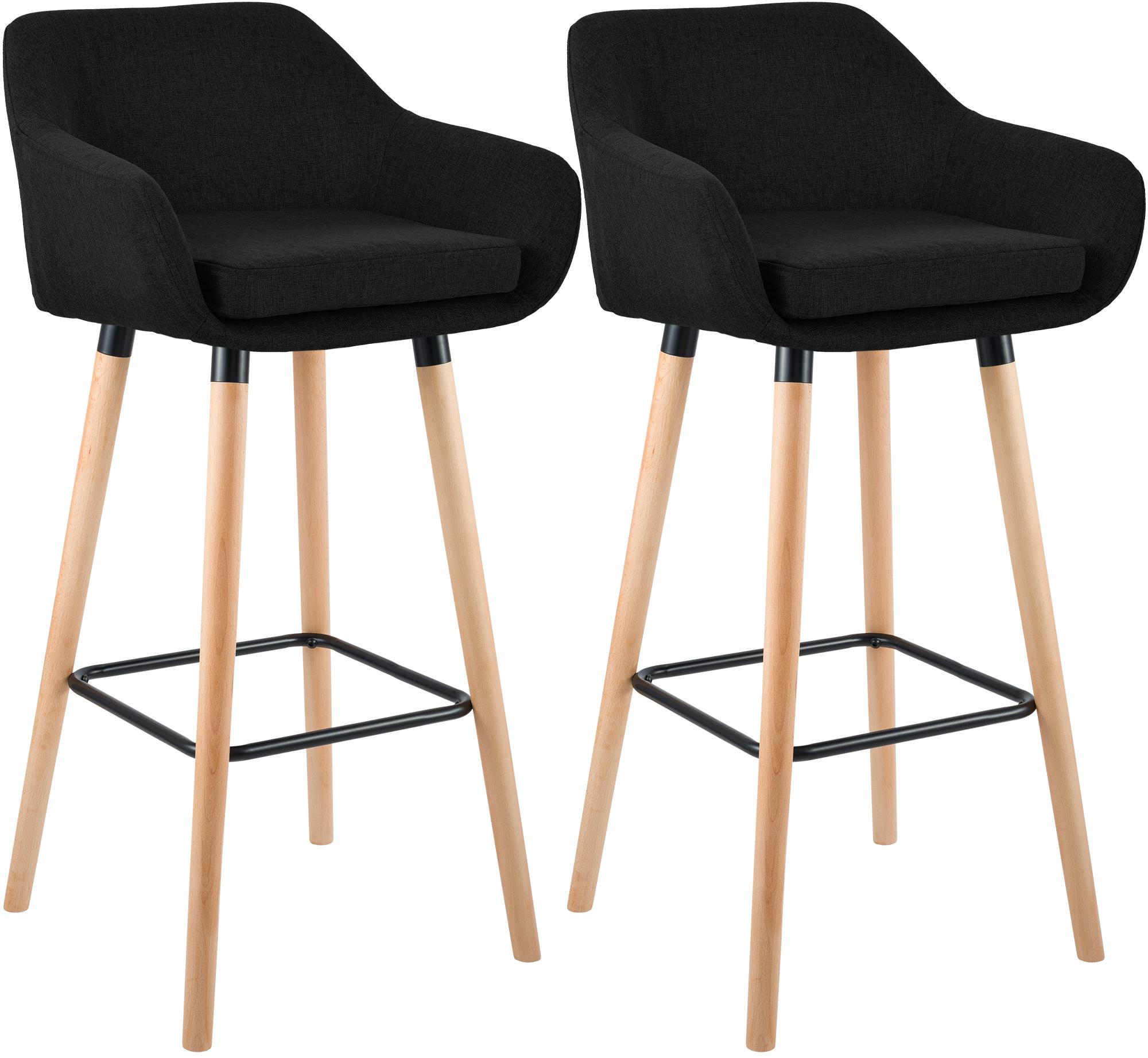 Set med 2 barstolar Grant tyg