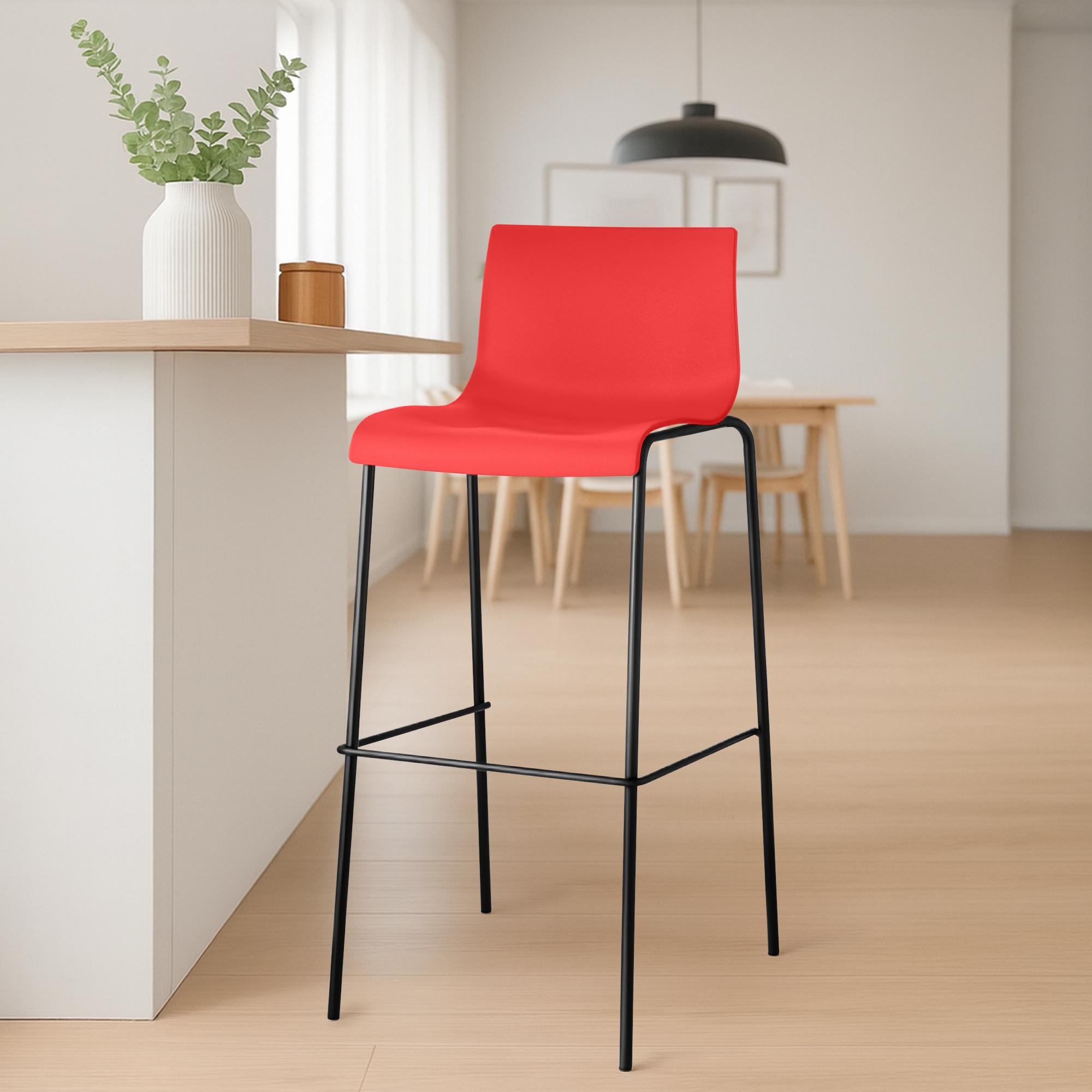 2-pack Barstolar Hover i plast