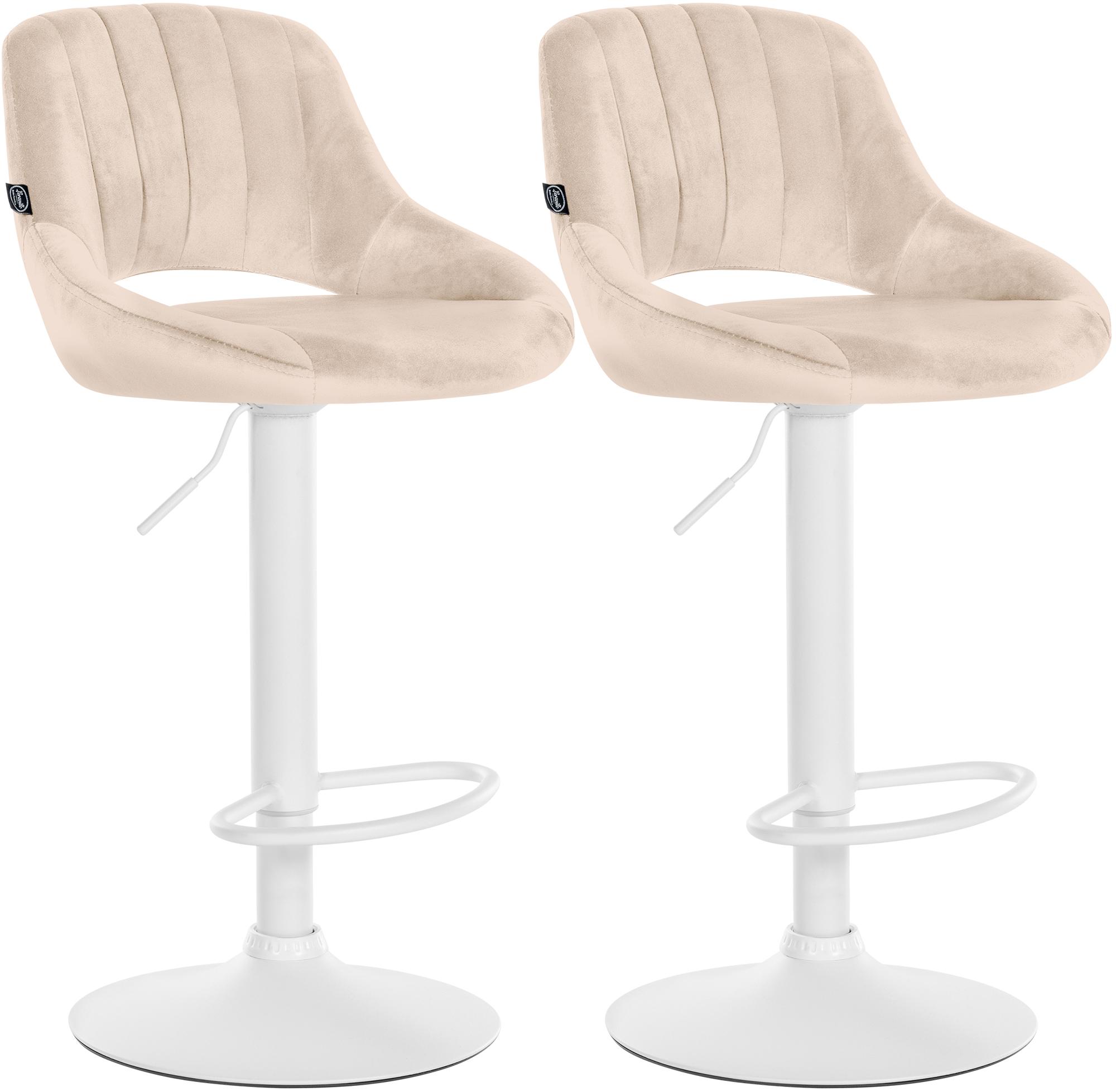 2-pack barstolar Milet i sammet