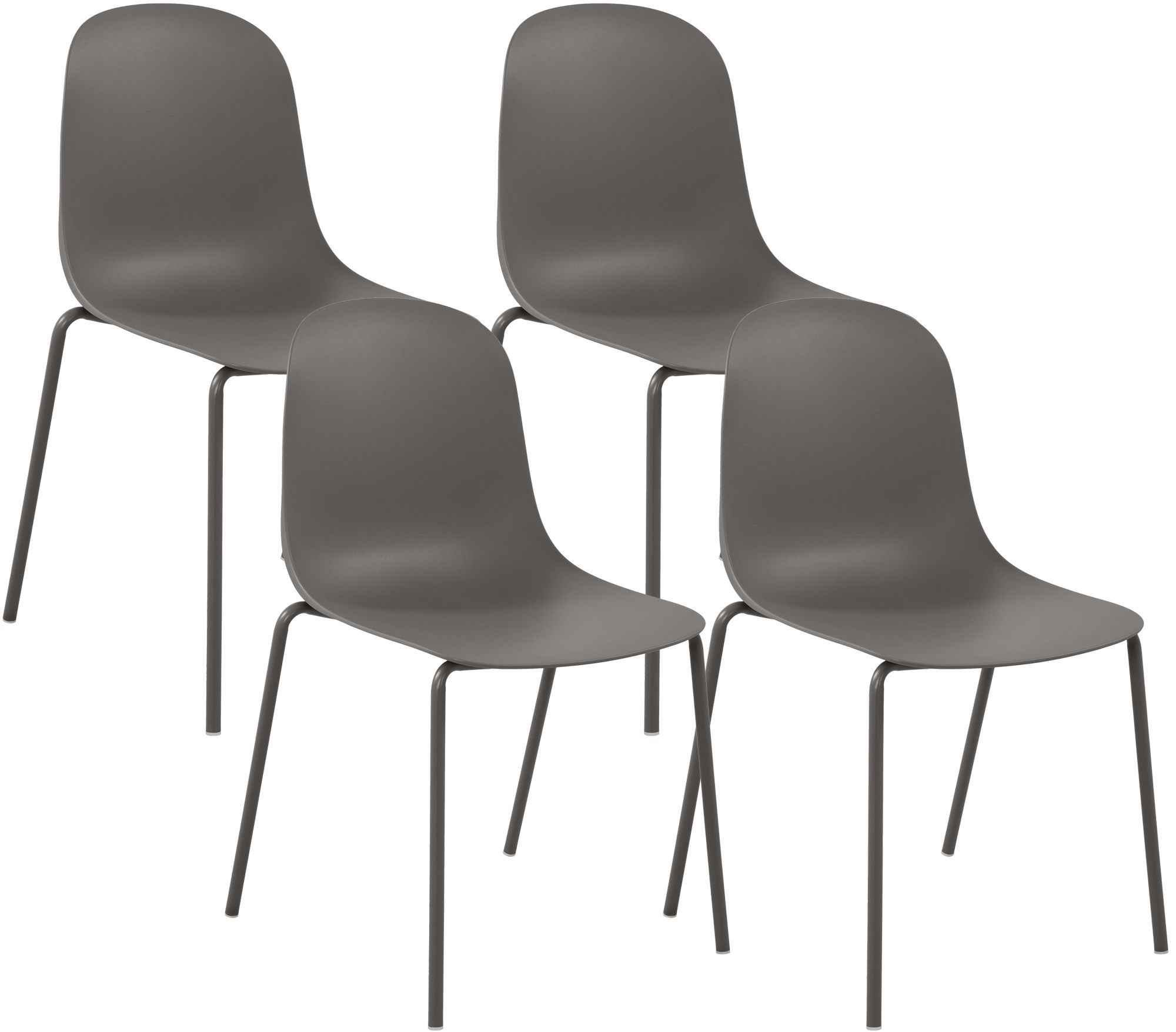 4-pack stapelbara stolar Hardin