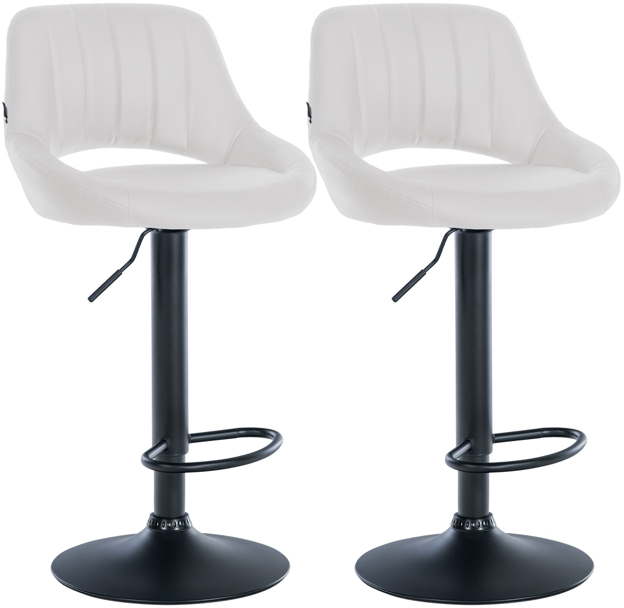 2-pack barstolar Milet i konstlader