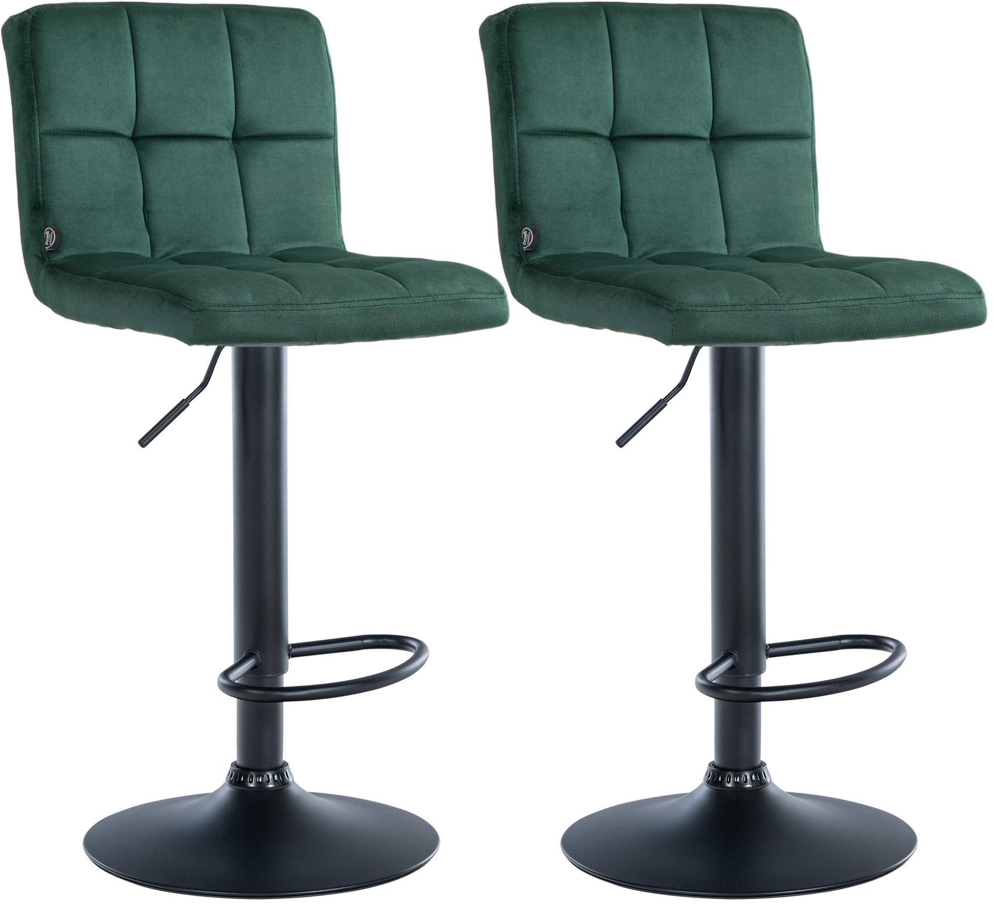 2-pack barstolar Peru sammet