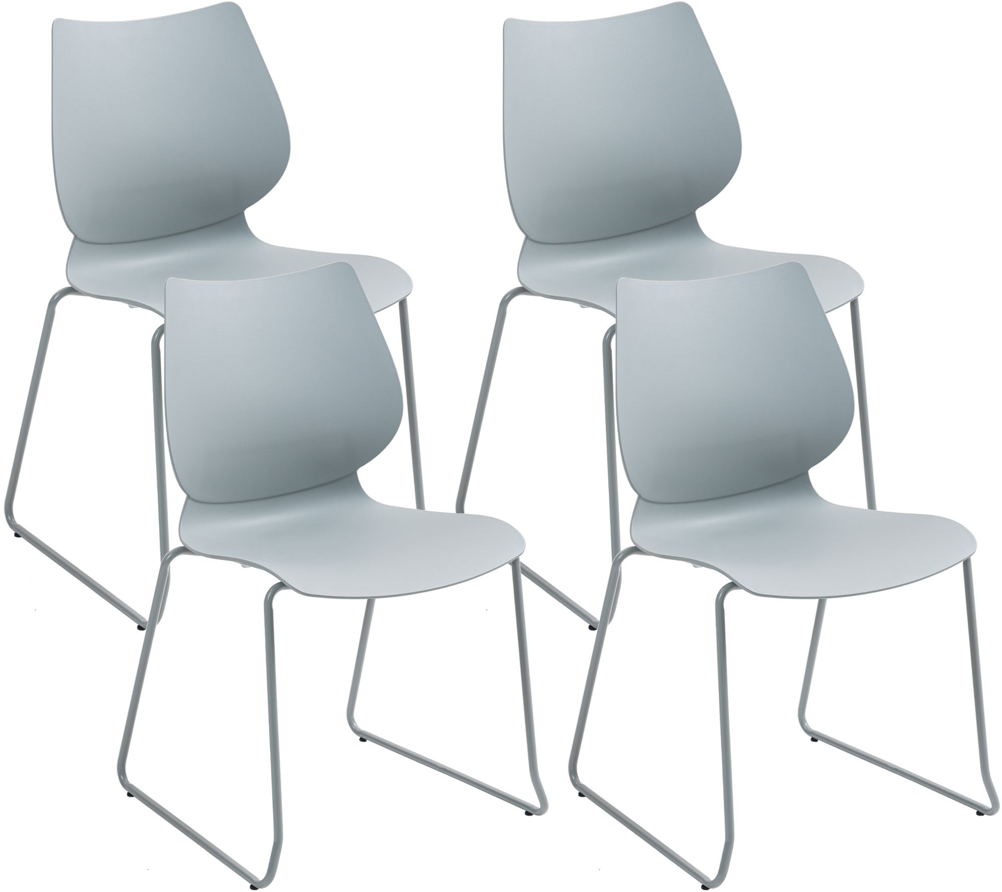 4-pack stapelbara stolar Houma