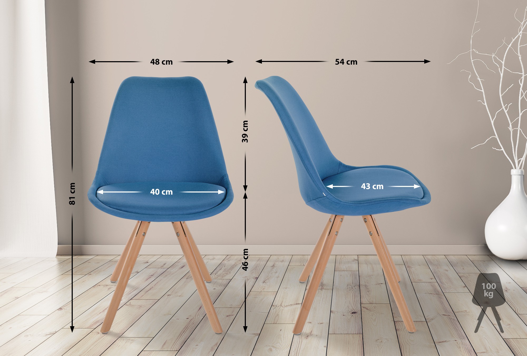 Stol Sofia Fabric