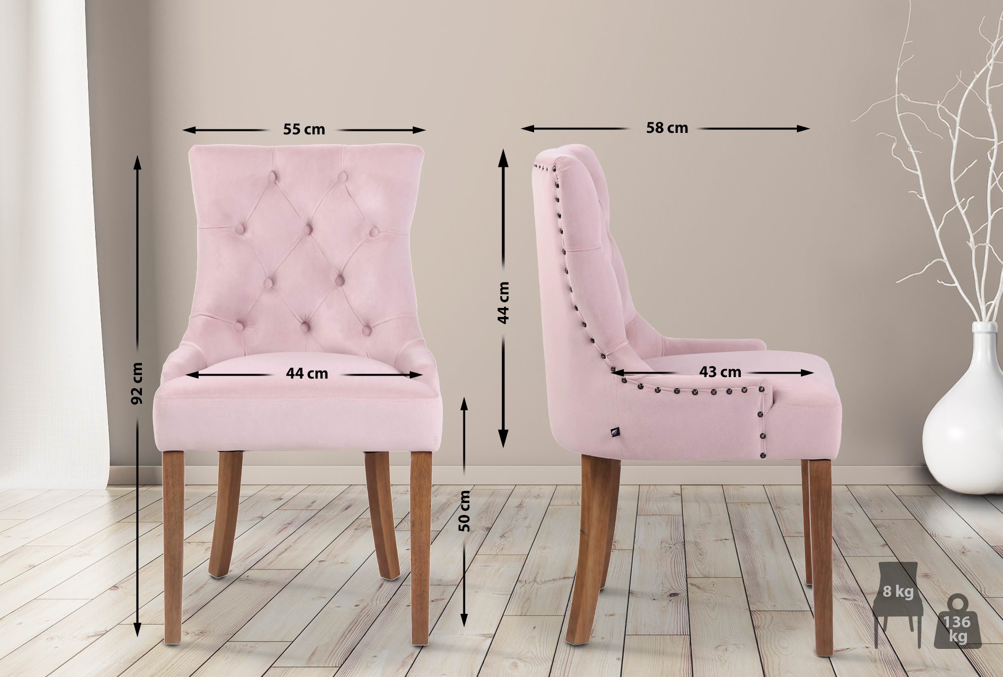 Matstol Aberdeen Velvet