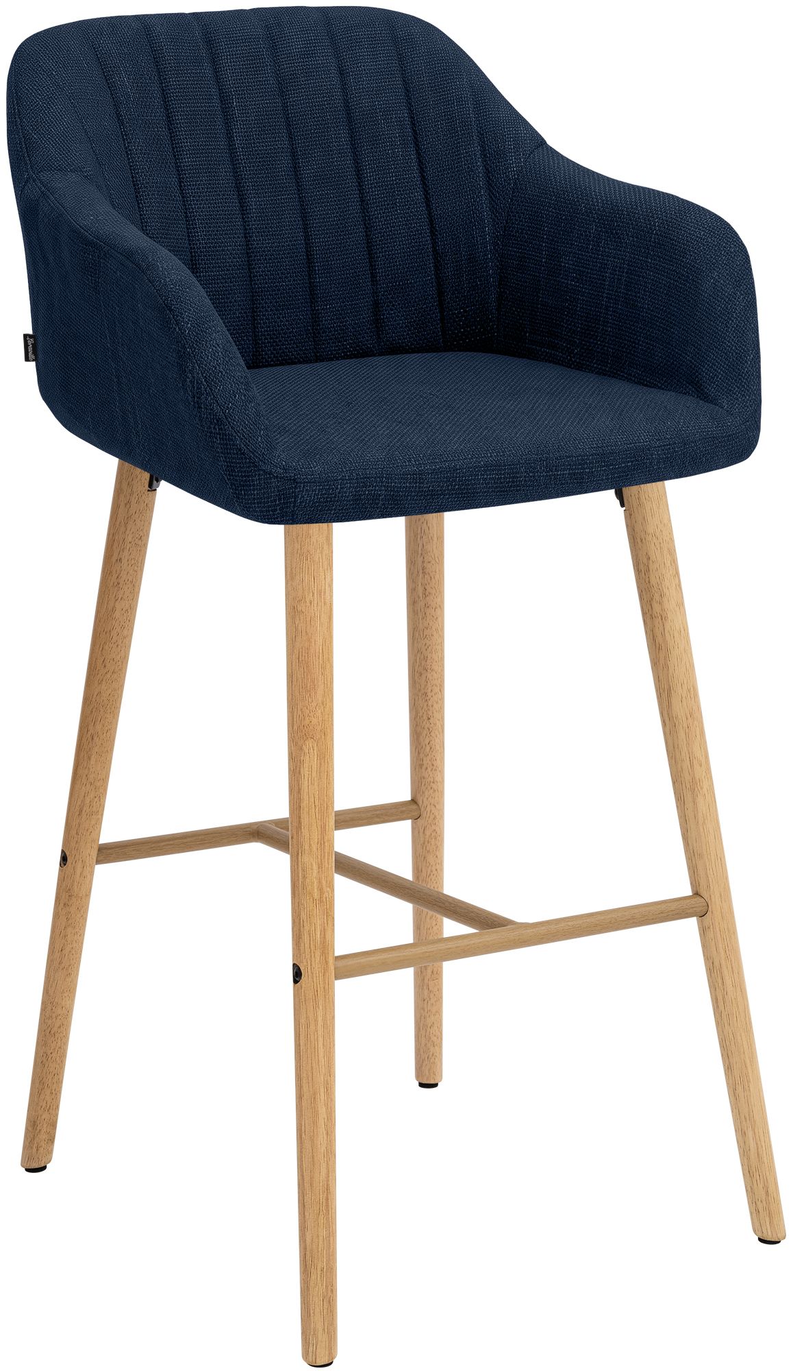 Barstol Ando i tyg &ndash; modern design, bekväm sits och stabil ram för stilfulla hem och barer