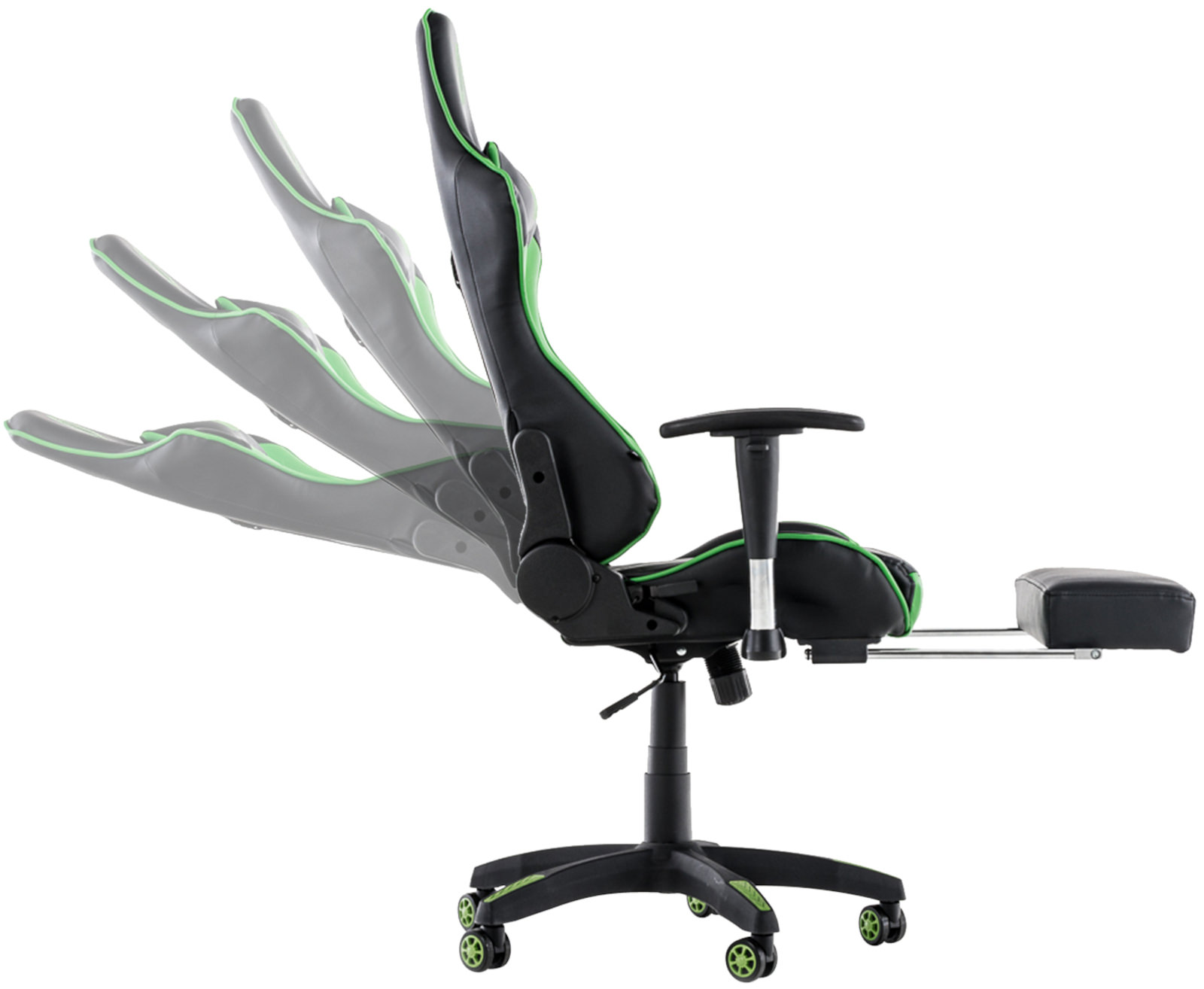 Kontorsstol XL Turbo Konstläder med fotstöd
