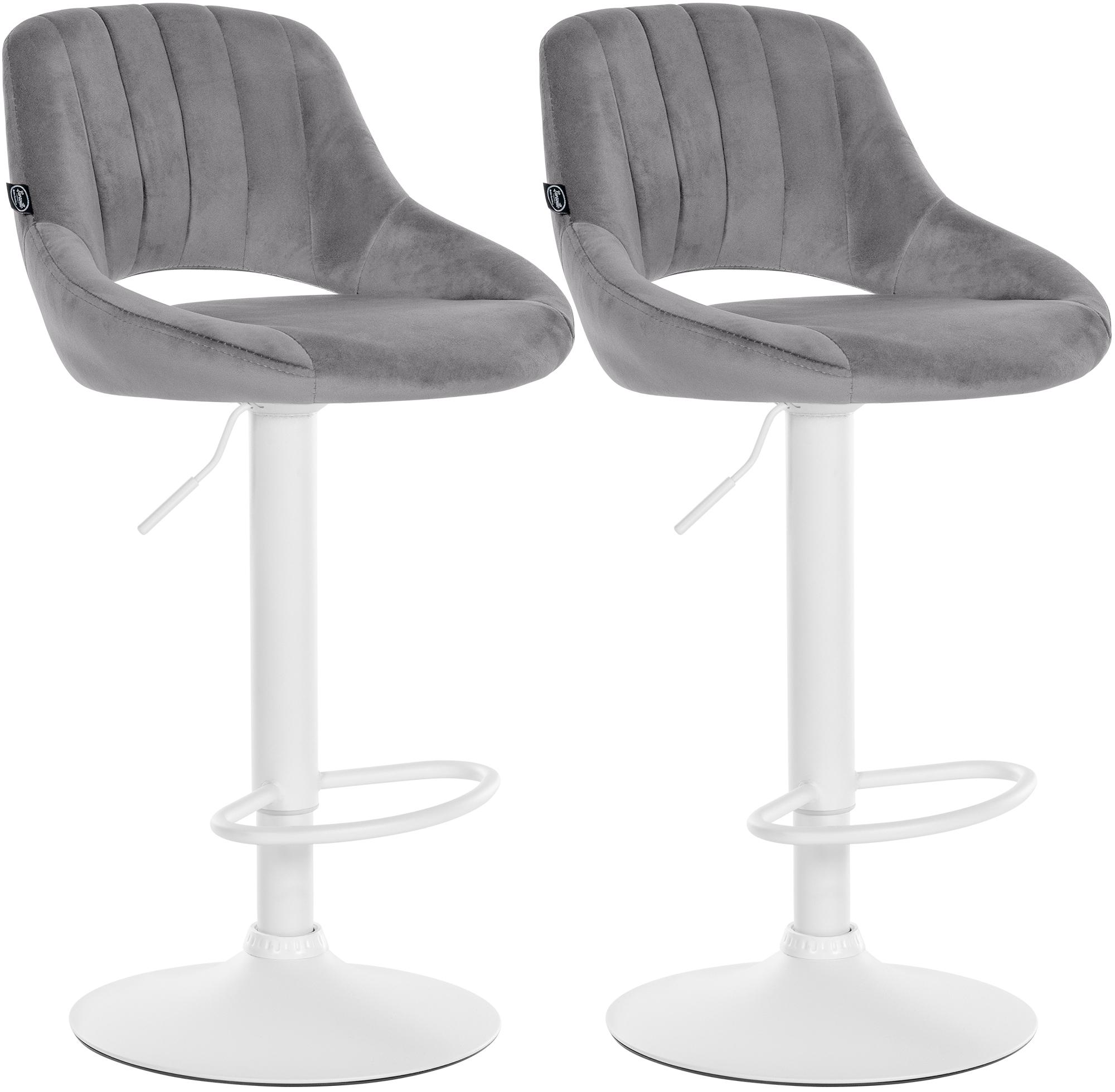 2-pack barstolar Milet i sammet