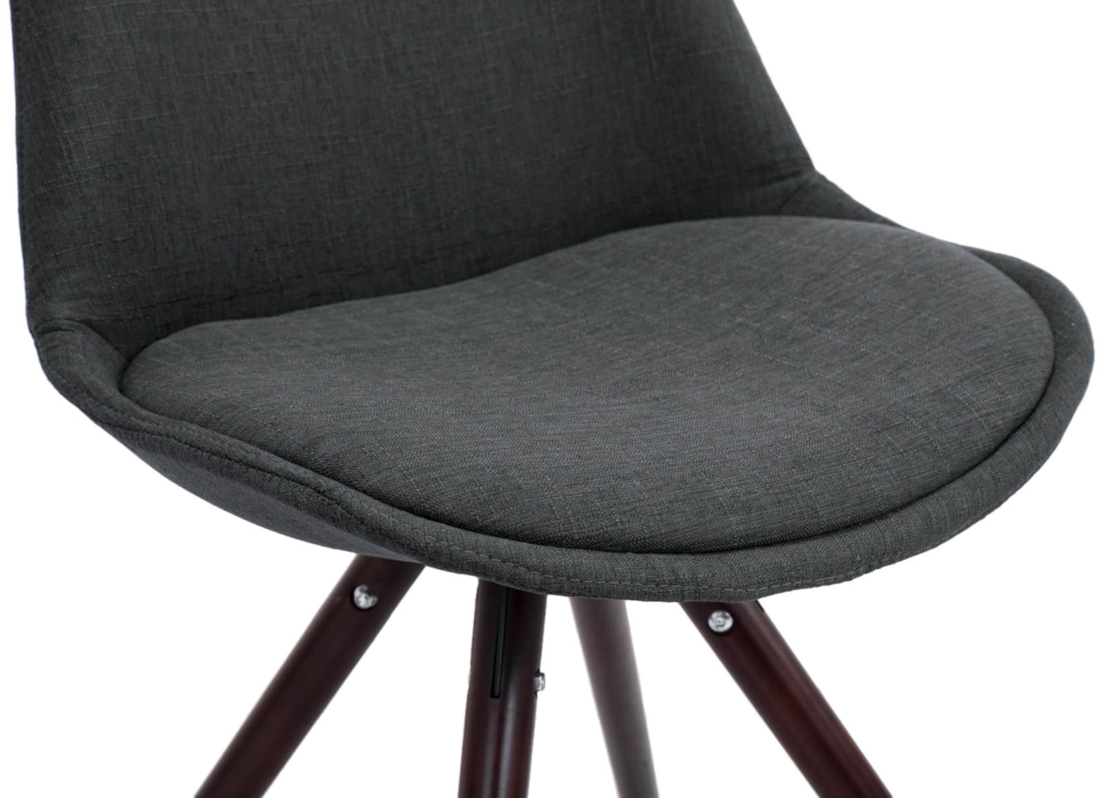 Set med 4 stolar för besökare Toulouse Fabric Round