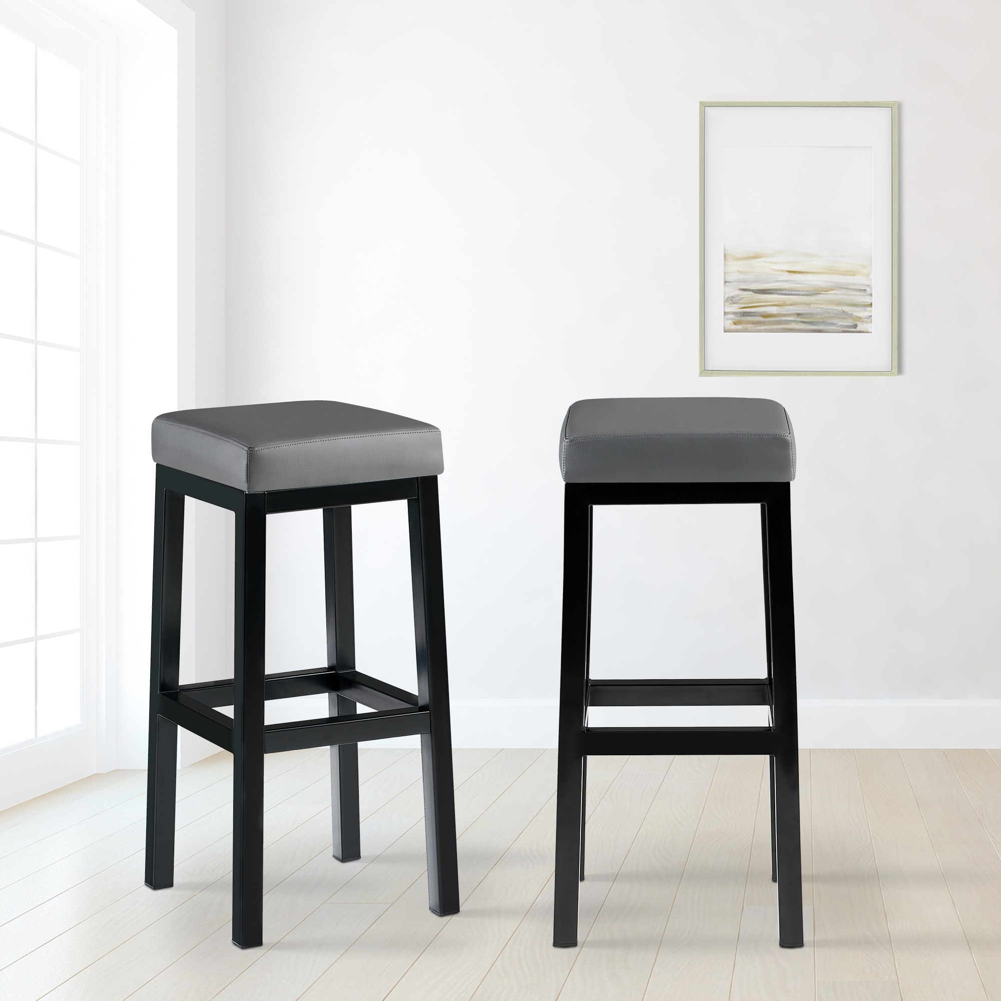 Barstol Taylor sitthöjd 83 cm metallstativ svart