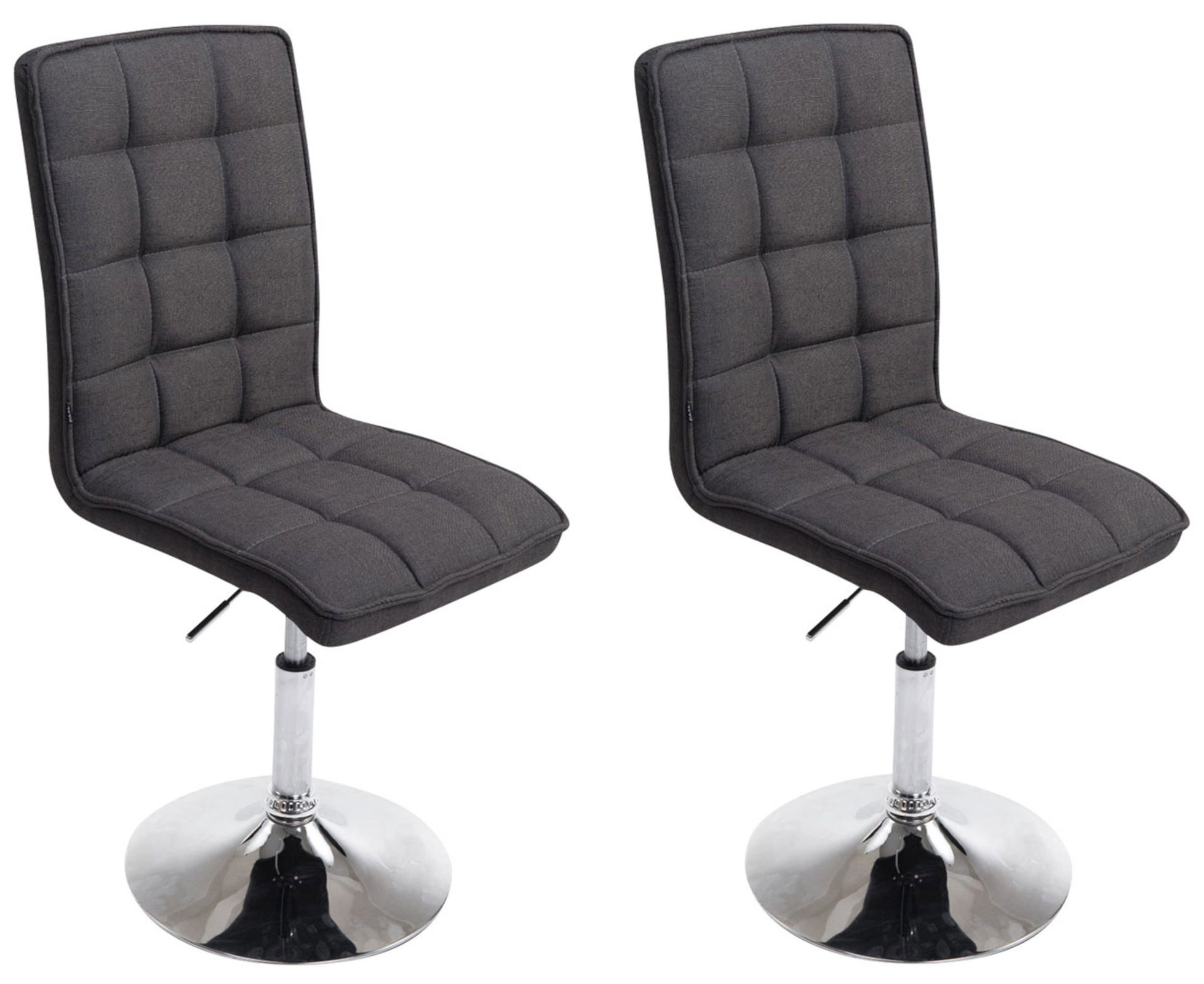 Set med 2 Design matstolar Peking V2 tyg