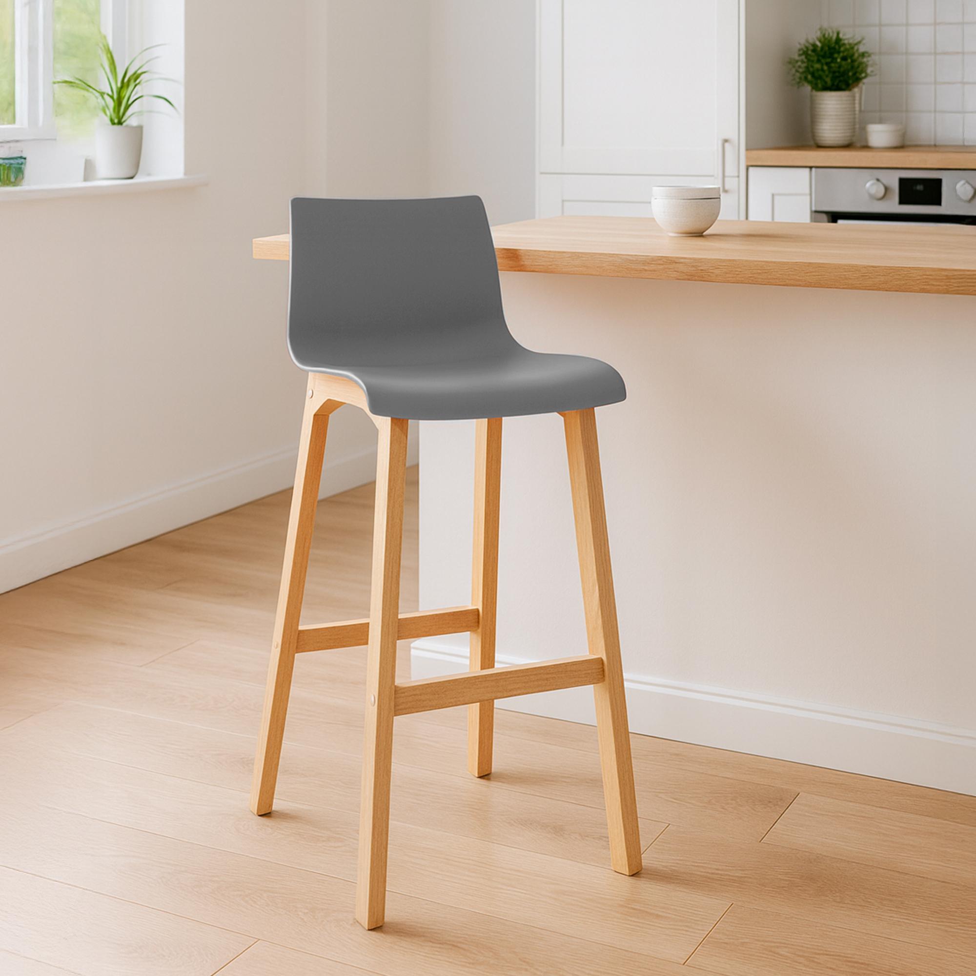 Barstol Hover Plast Fyra ben Natur