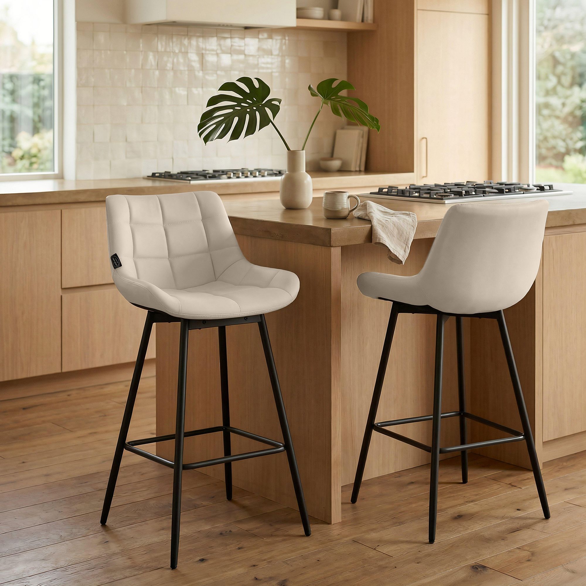 4-pack barstolar Weston med snurrfunktion