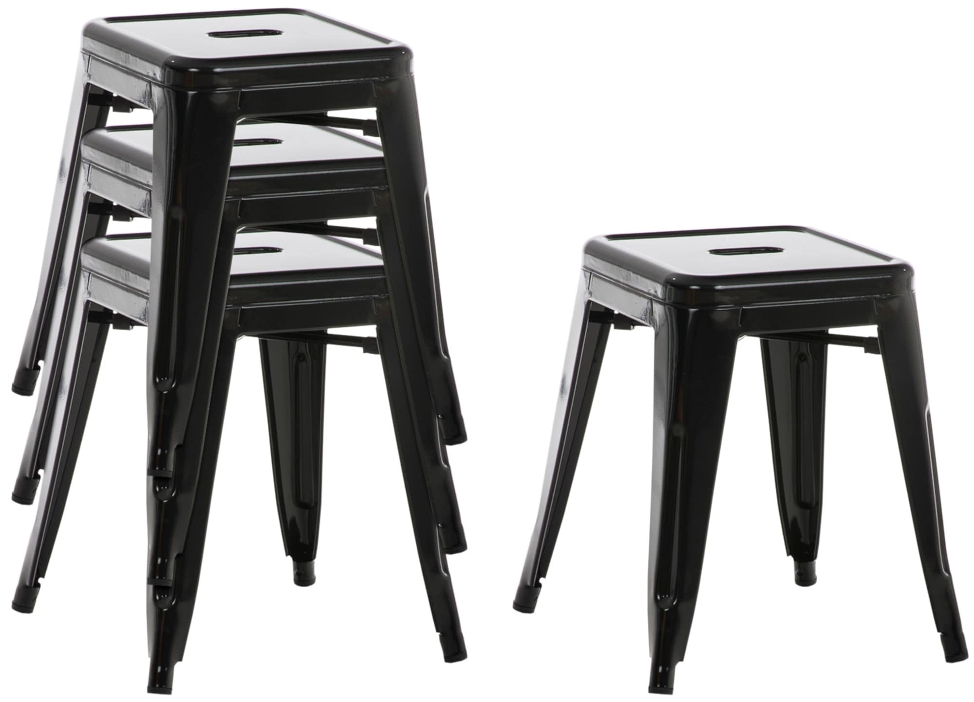 4-Pack Metall Pall Armin