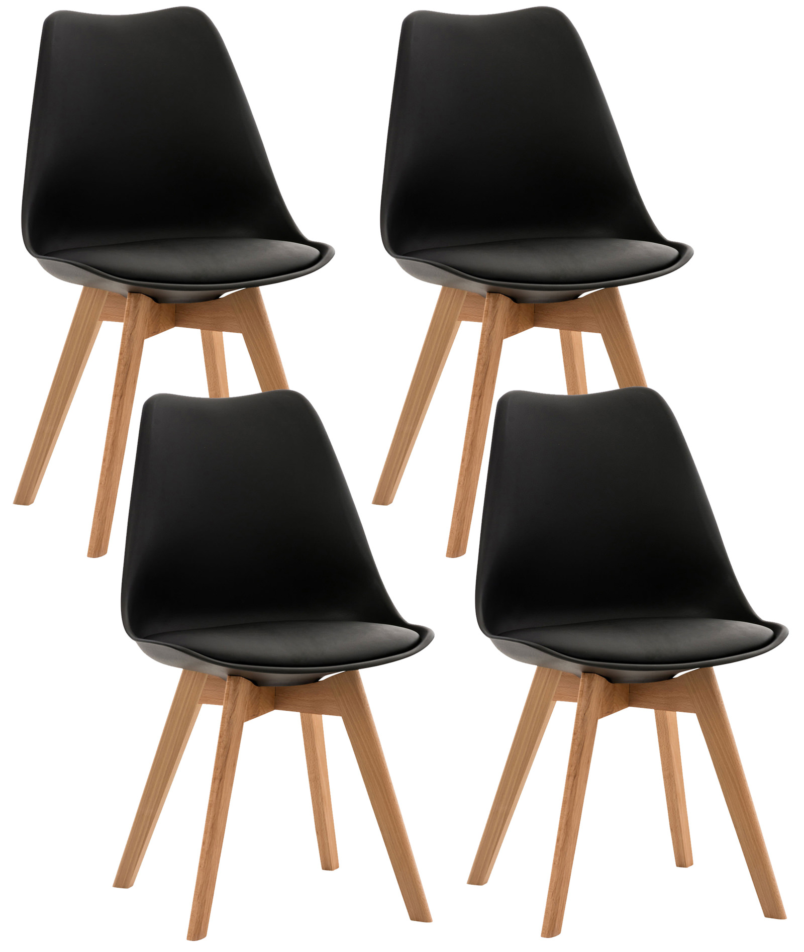 4-pack Matsalsstol Linares