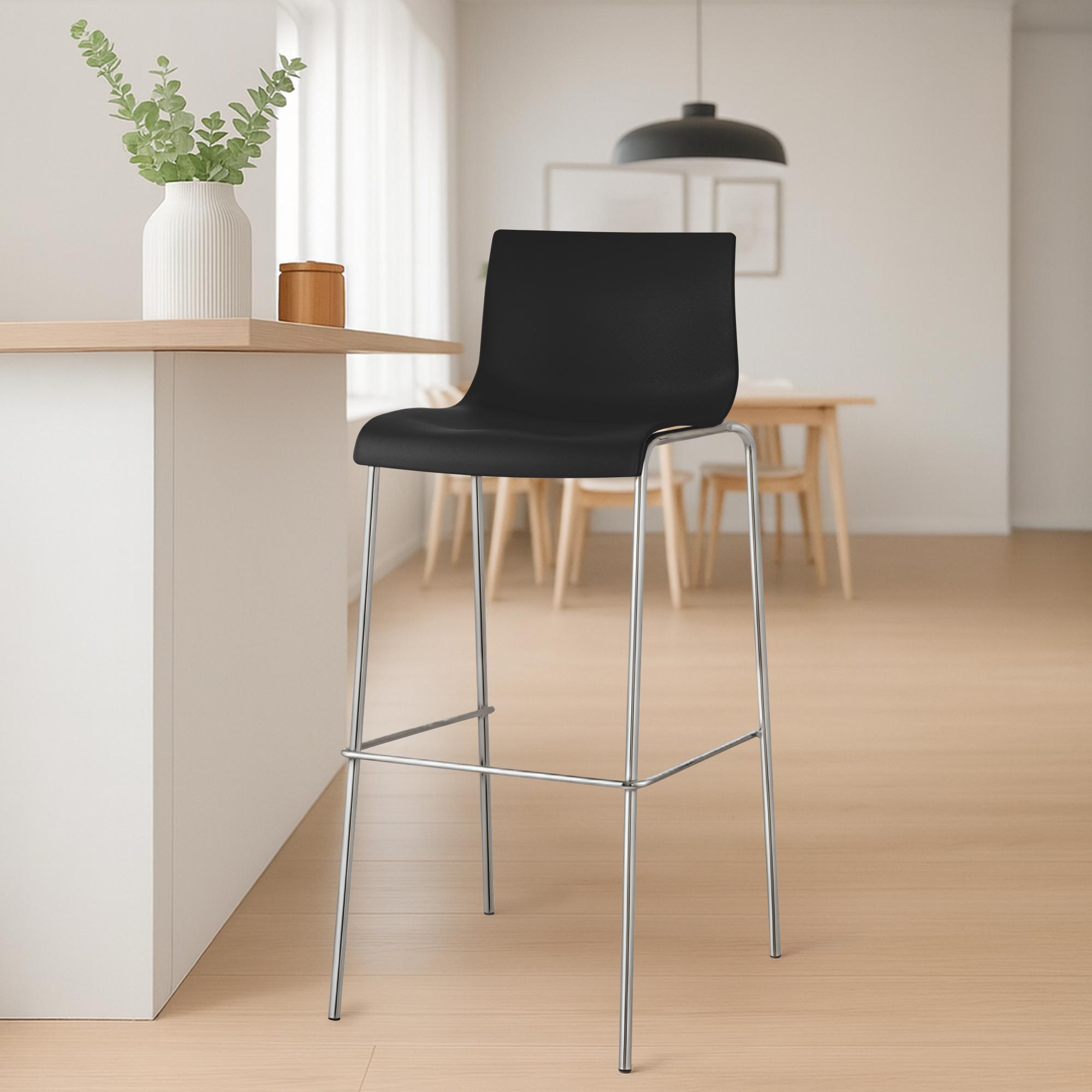 2-pack Barstolar Hover i plast