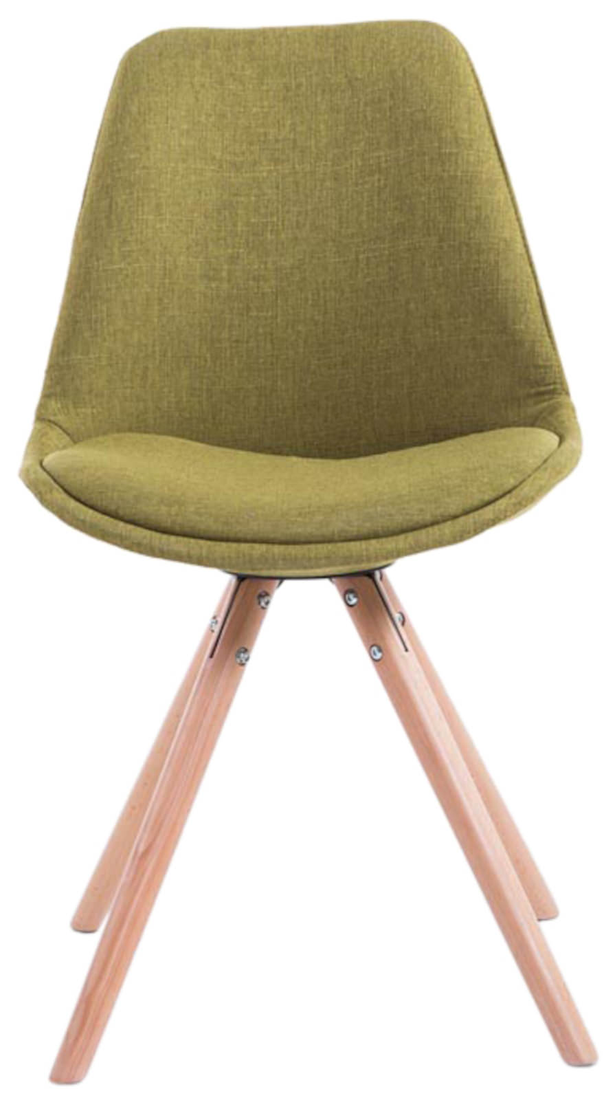 Set med 4 stolar för besökare Toulouse Fabric Round