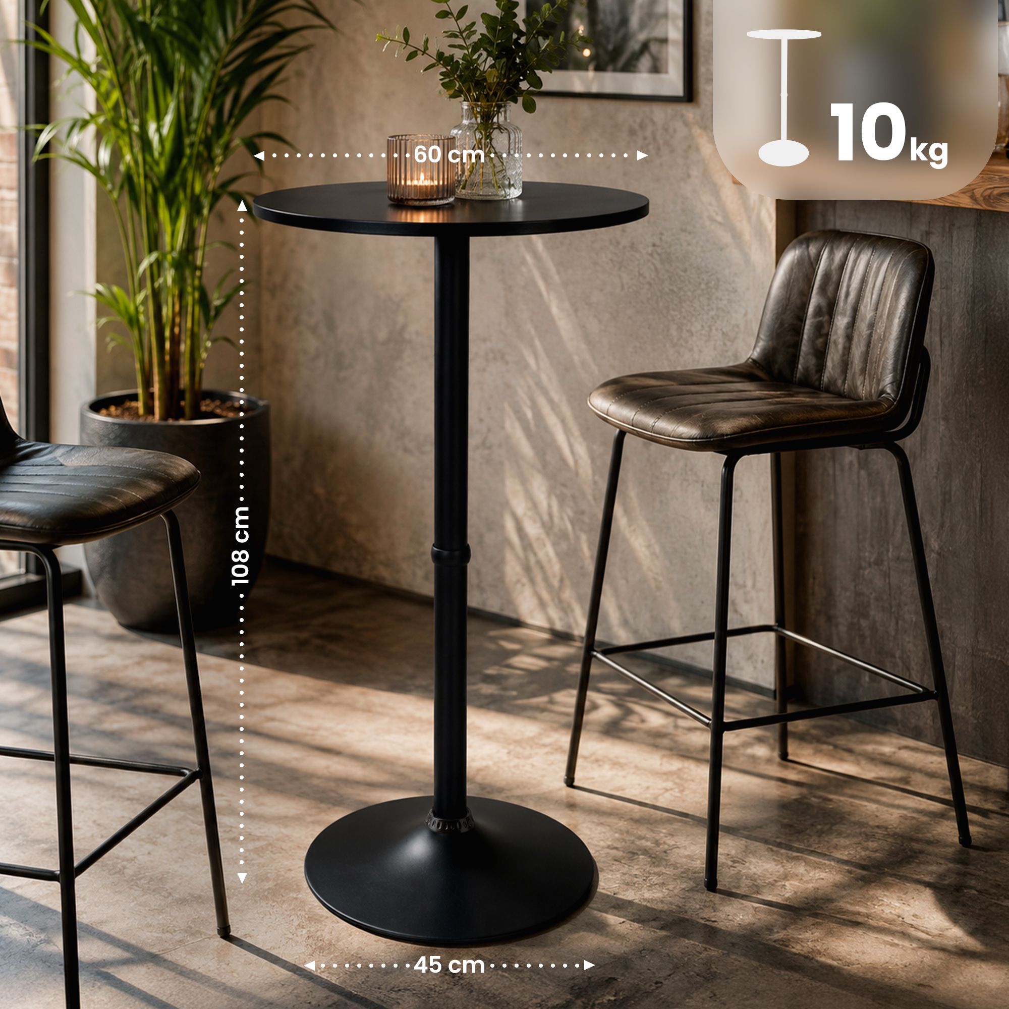 Ståbord Runt Ø 60 cm