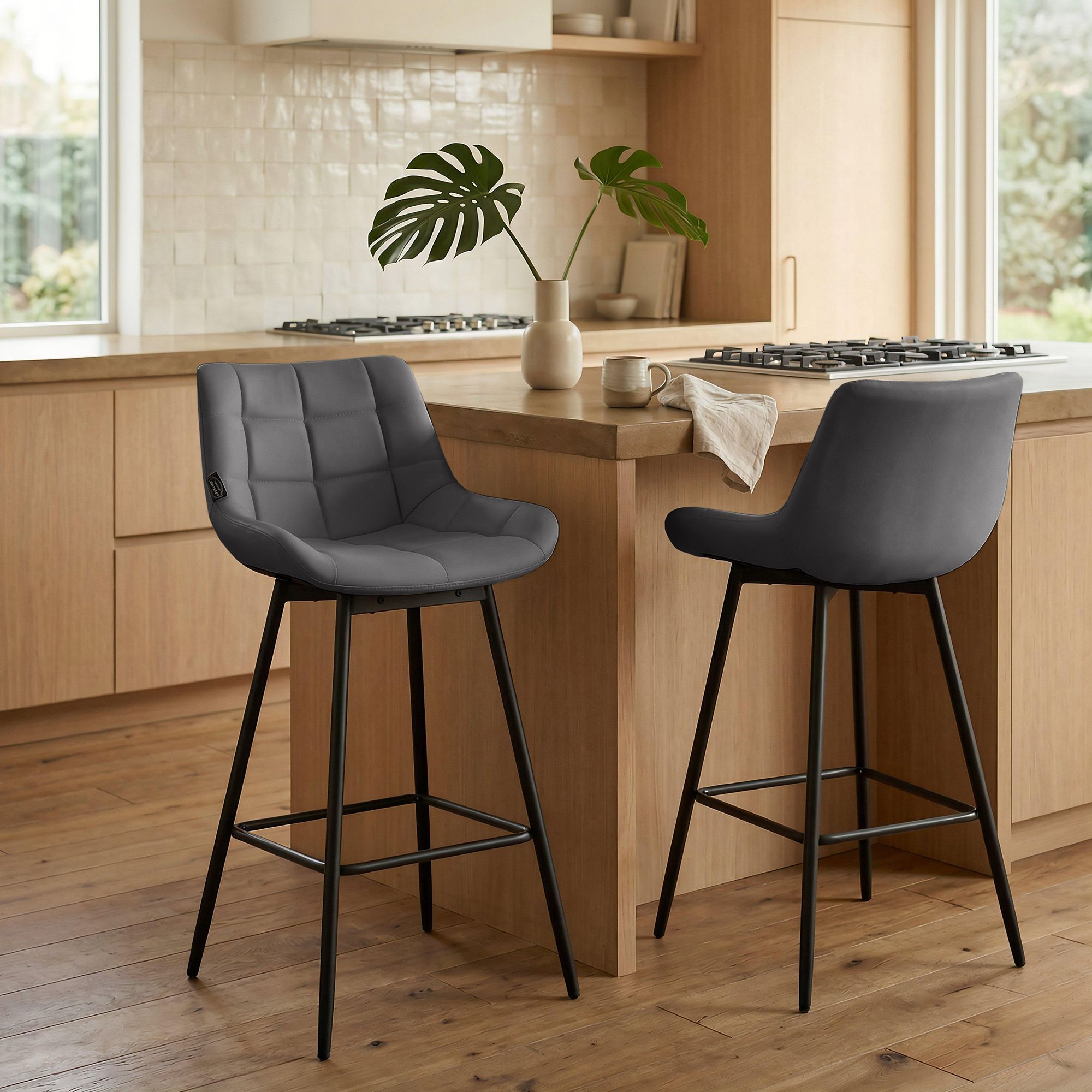 4-pack barstolar Weston med snurrfunktion
