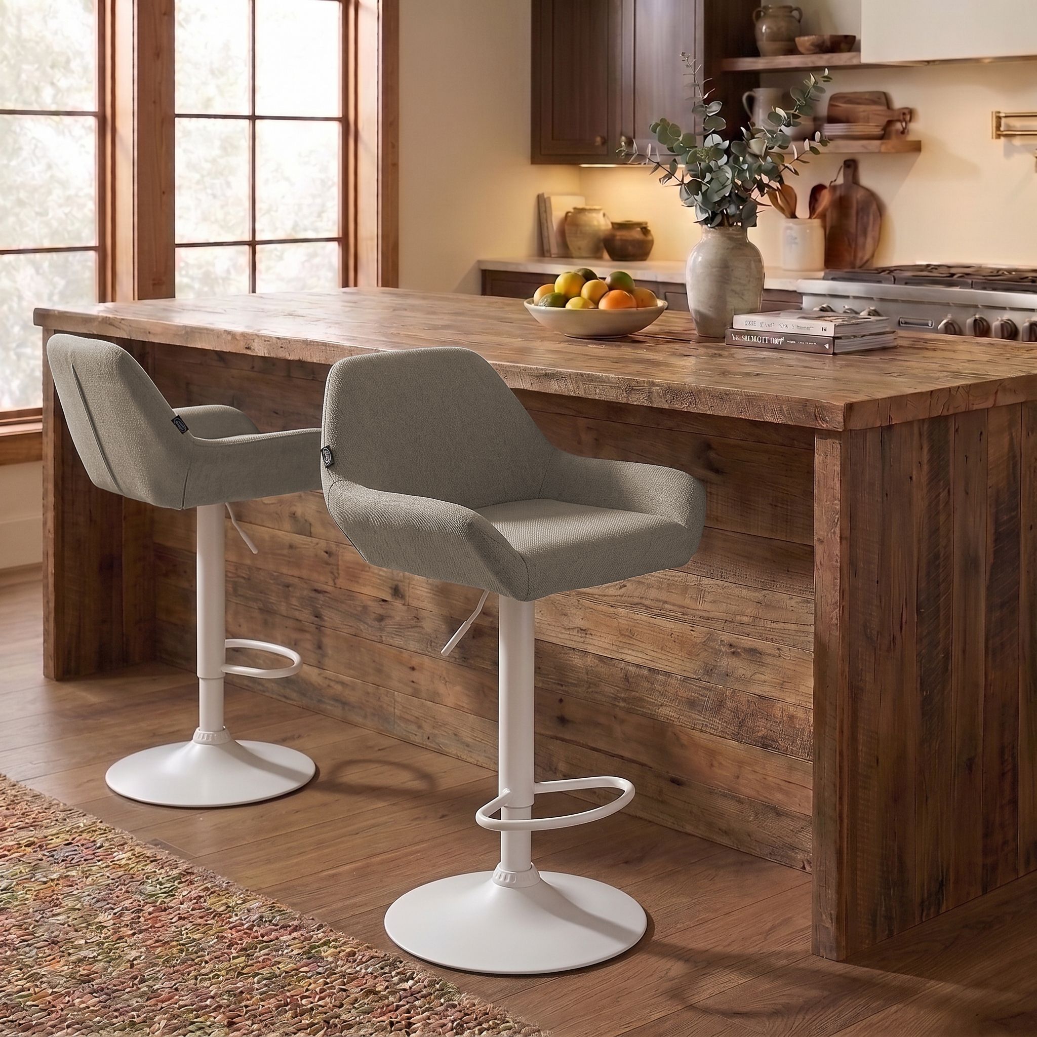 Barstol Braga tyg modern design och bekväm sits passar kök och hem