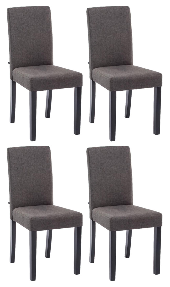 Uppsättning av 4 matstolar Ina Fabric