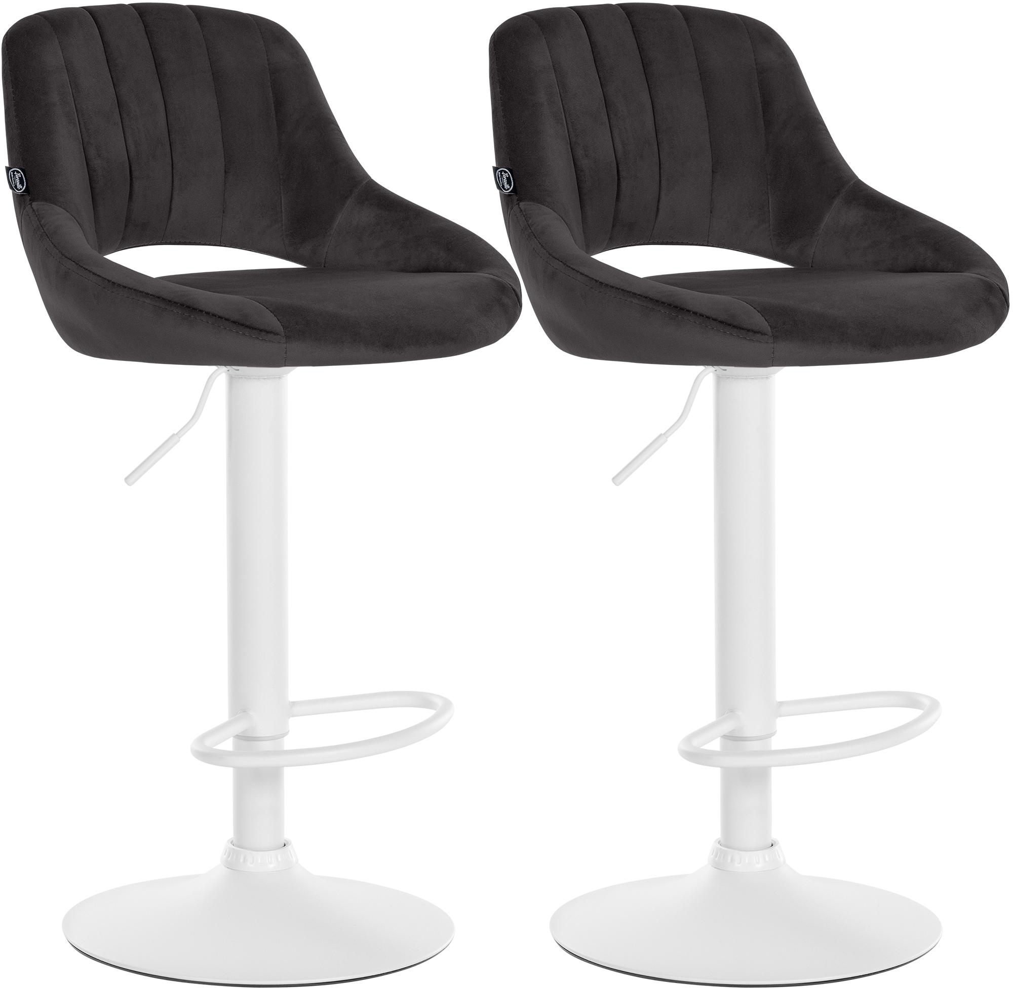 2-pack barstolar Milet i sammet