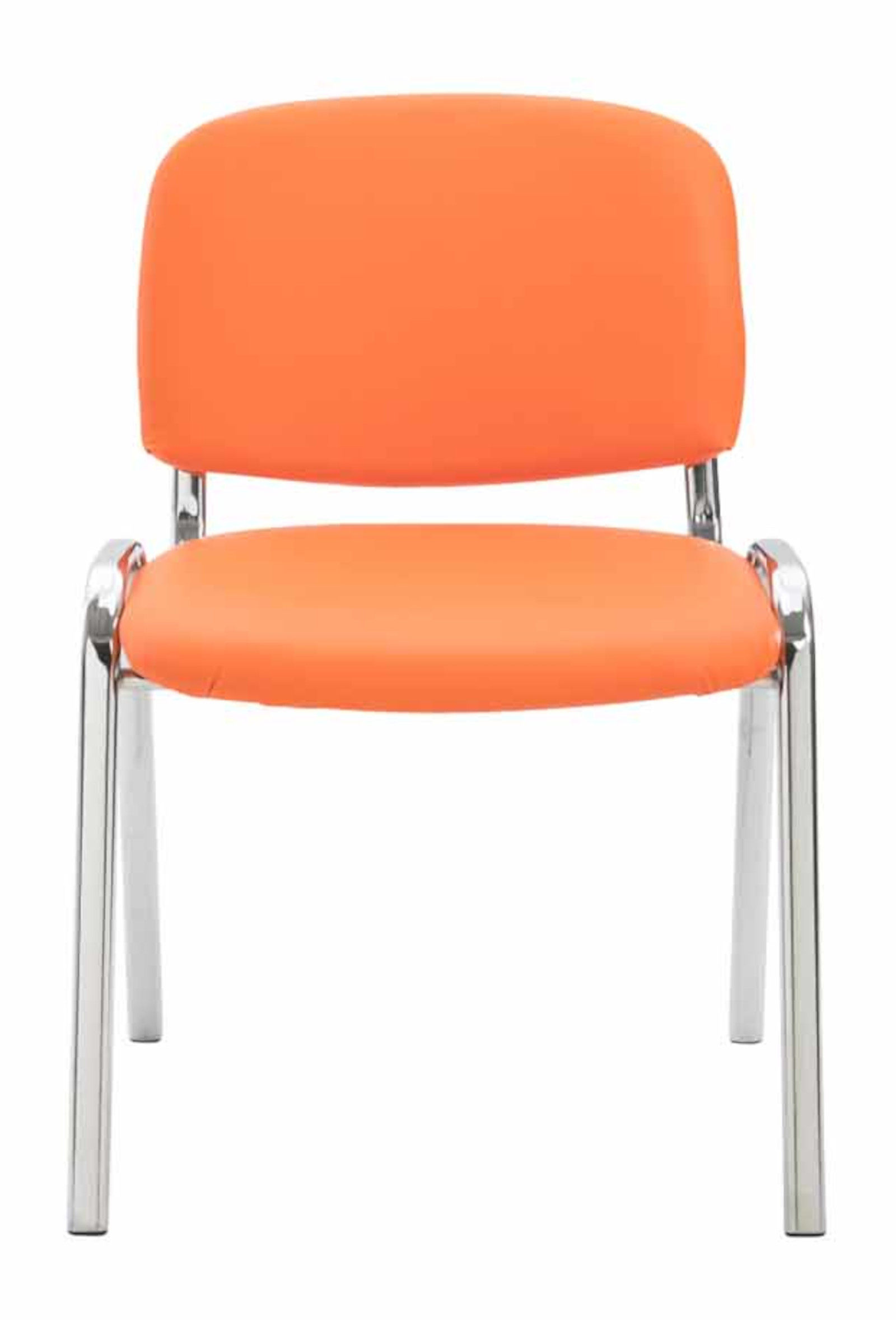 Set med 4 stolar Ken Chrome Imitation Leather