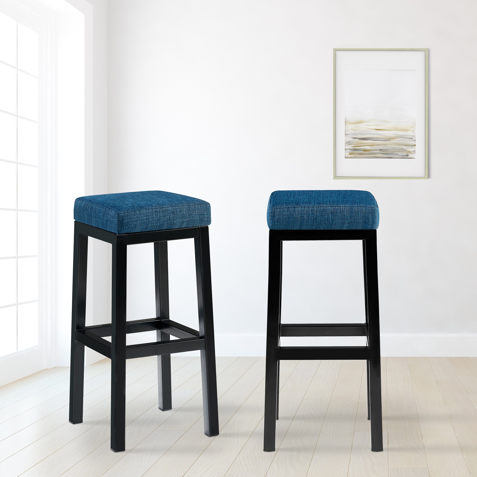 Barstol Taylor sitthöjd 83 cm metallstativ svart