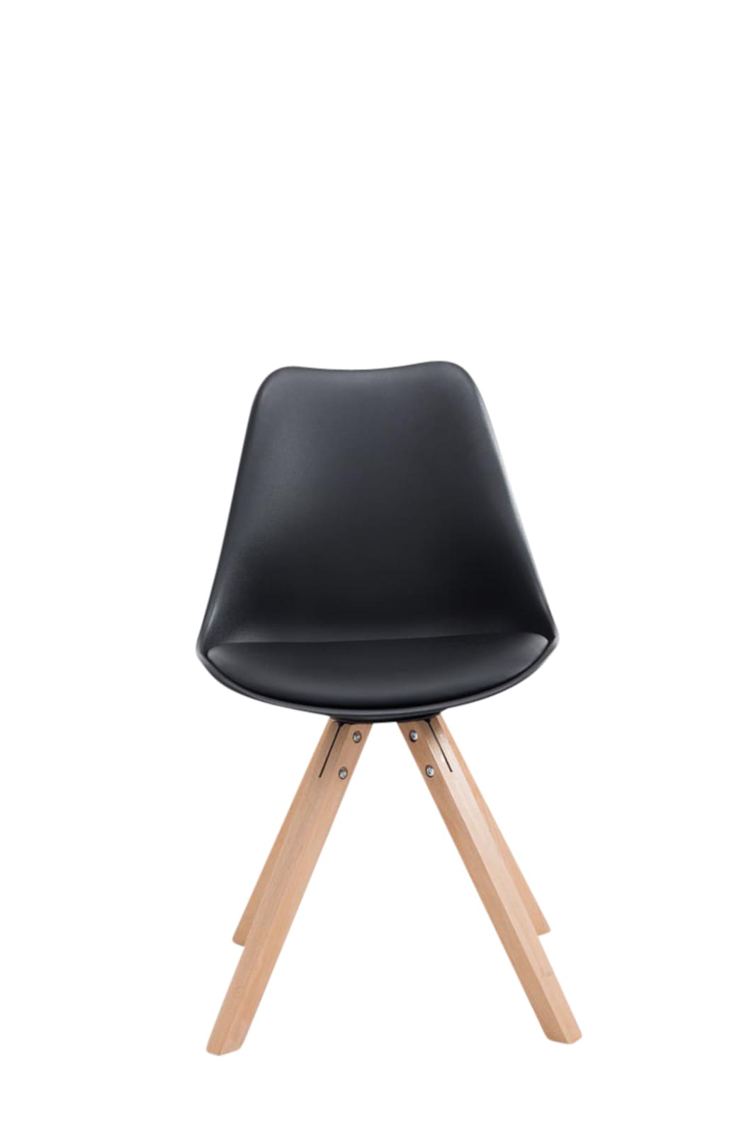 Uppsättning av 4 stolar Toulouse Imitation Leather Square