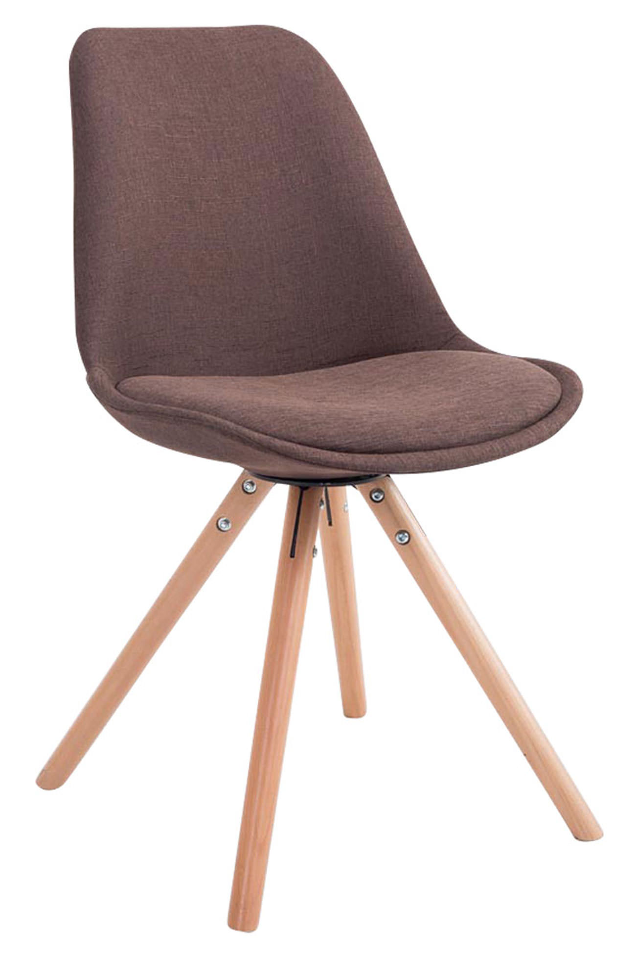 Set med 4 stolar för besökare Toulouse Fabric Round