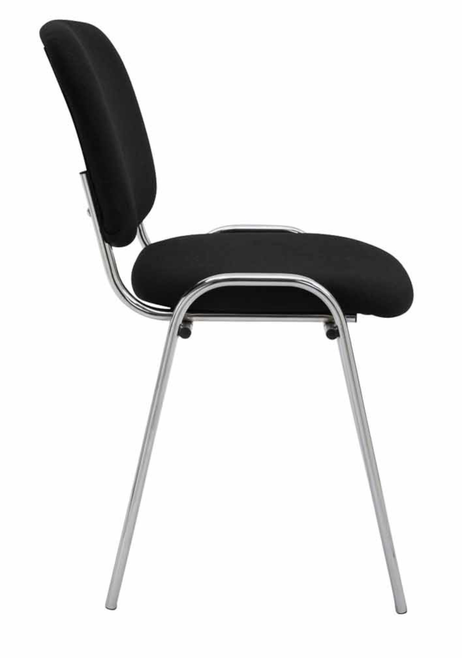 Set med 4 stolar Ken Chrome Fabric