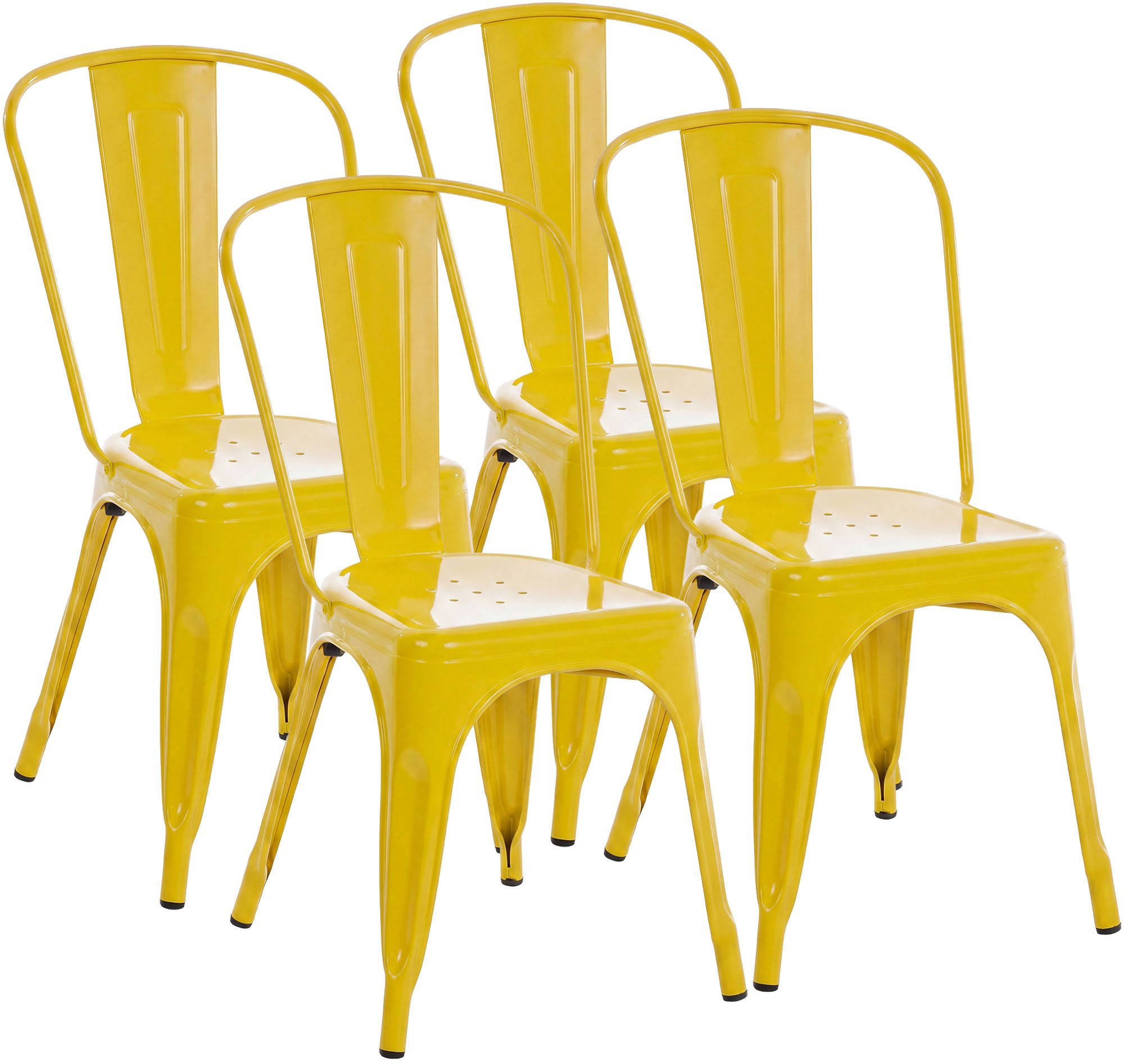 4-pack Stapelbara Stolar Benedikt