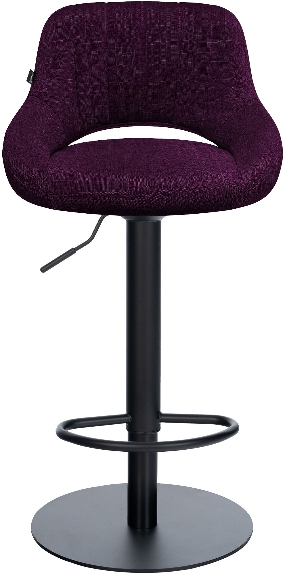 Barstol Milet svart med extra tung fot