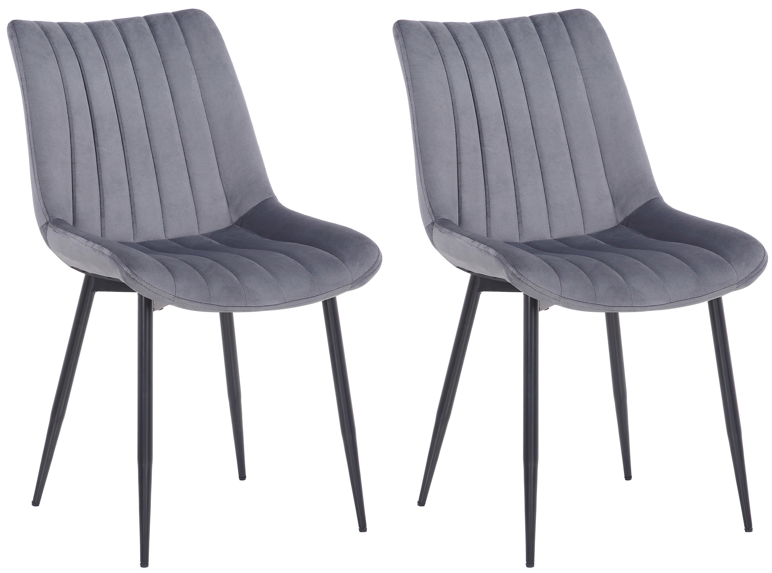 Set med 2 stolar Rahden Velvet