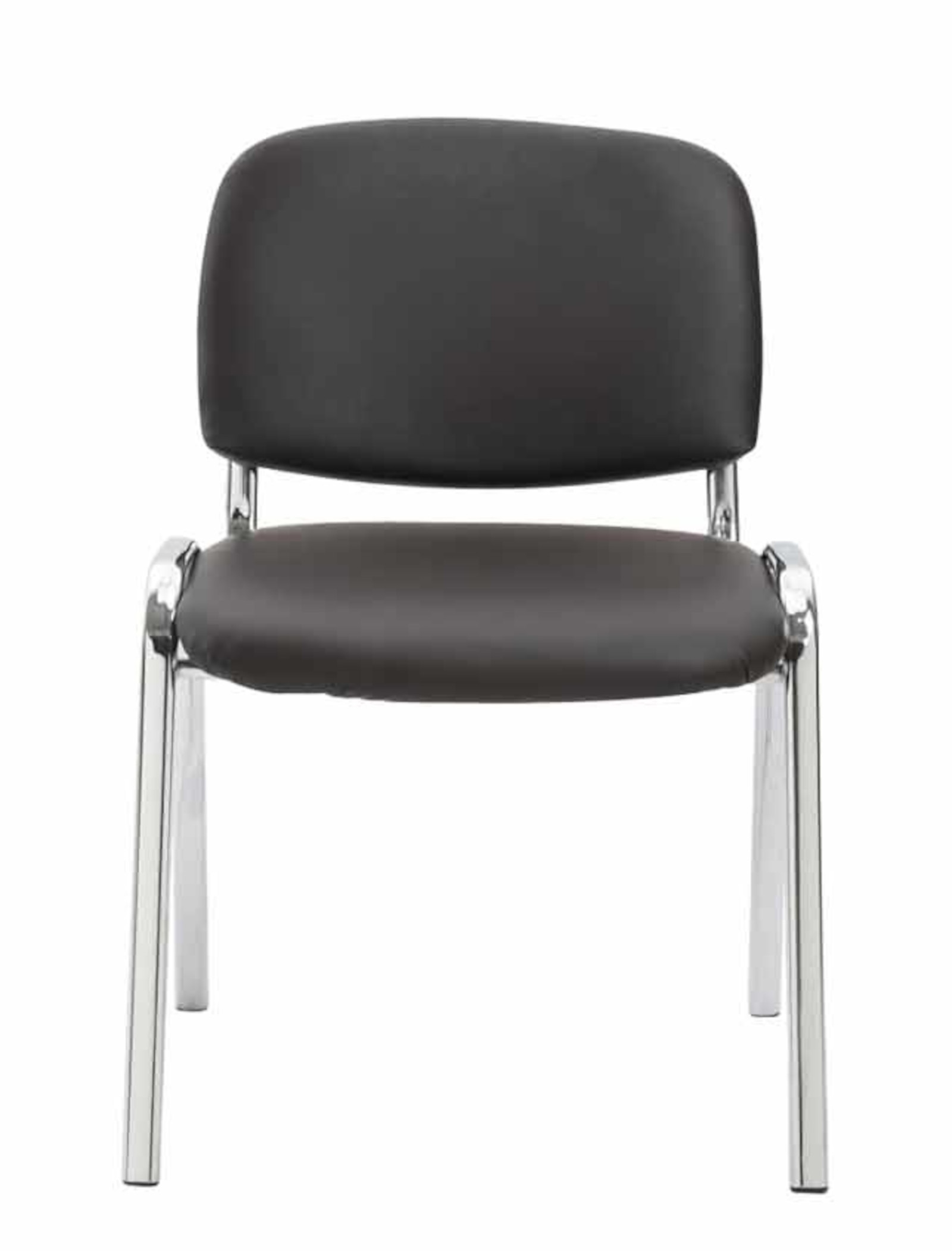 Set med 4 stolar Ken Chrome Imitation Leather