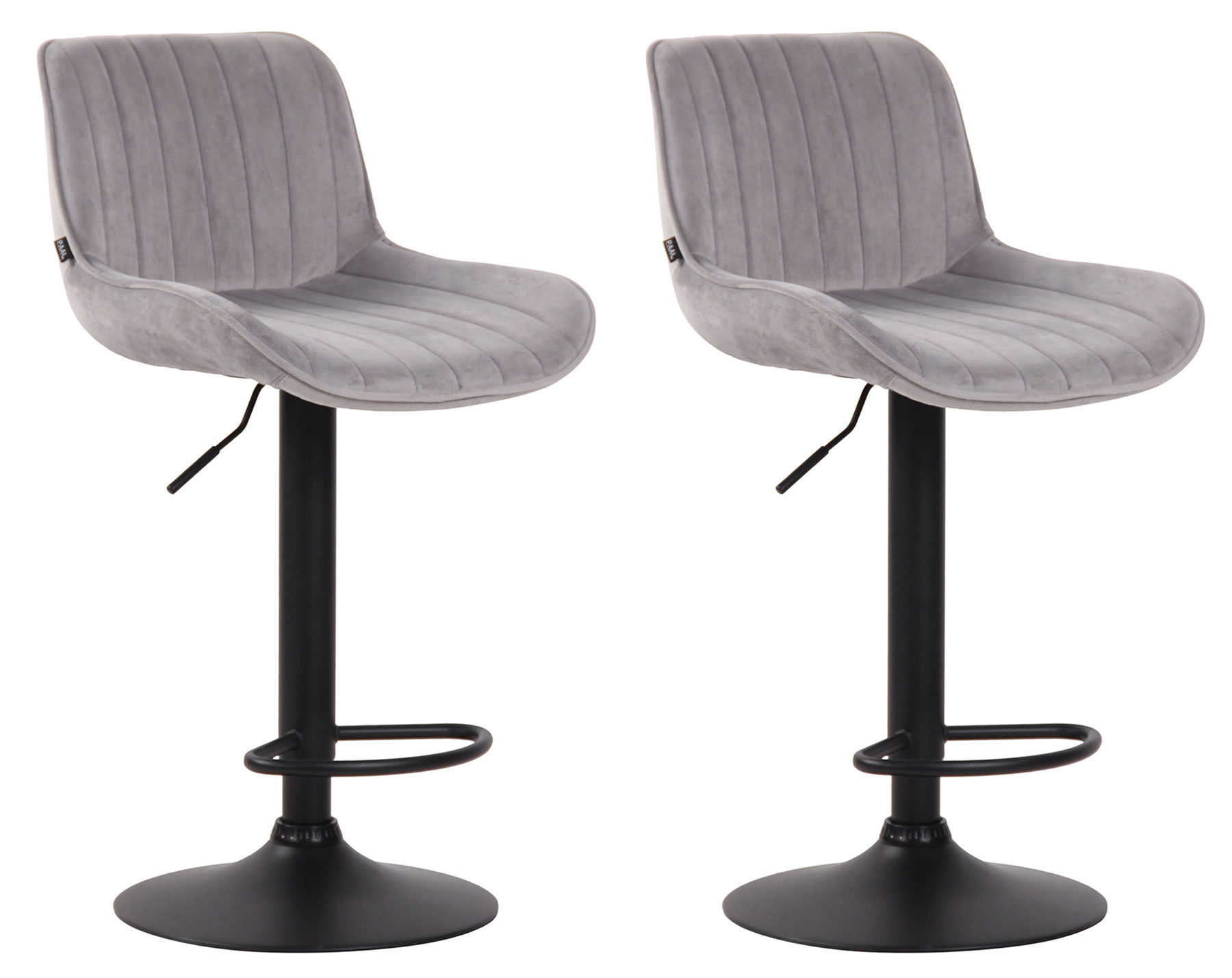 Set med 2 barstolar Lentini Velvet