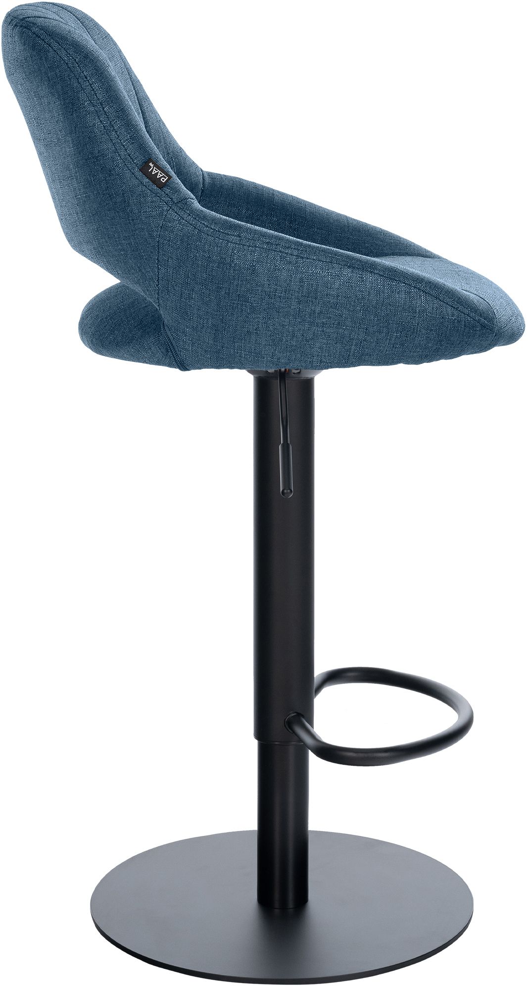 Barstol Milet svart med extra tung fot