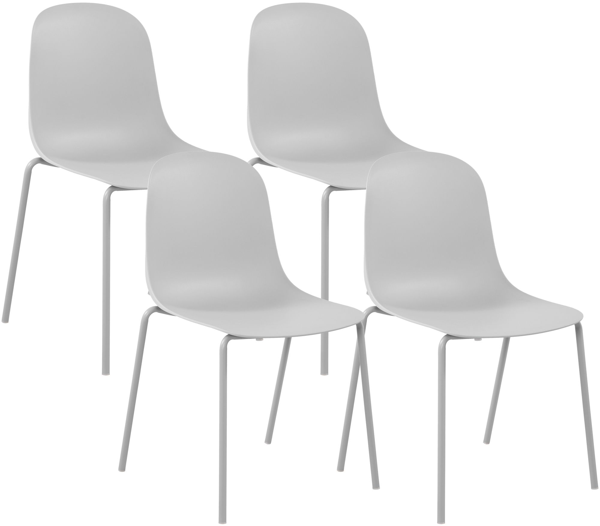 4-pack stapelbara stolar Hardin