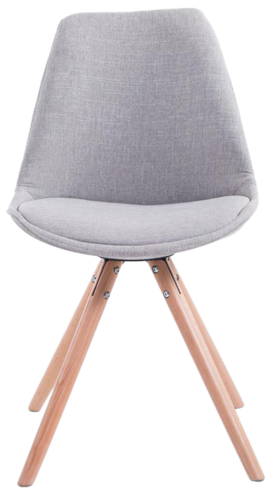Set med 4 stolar för besökare Toulouse Fabric Round