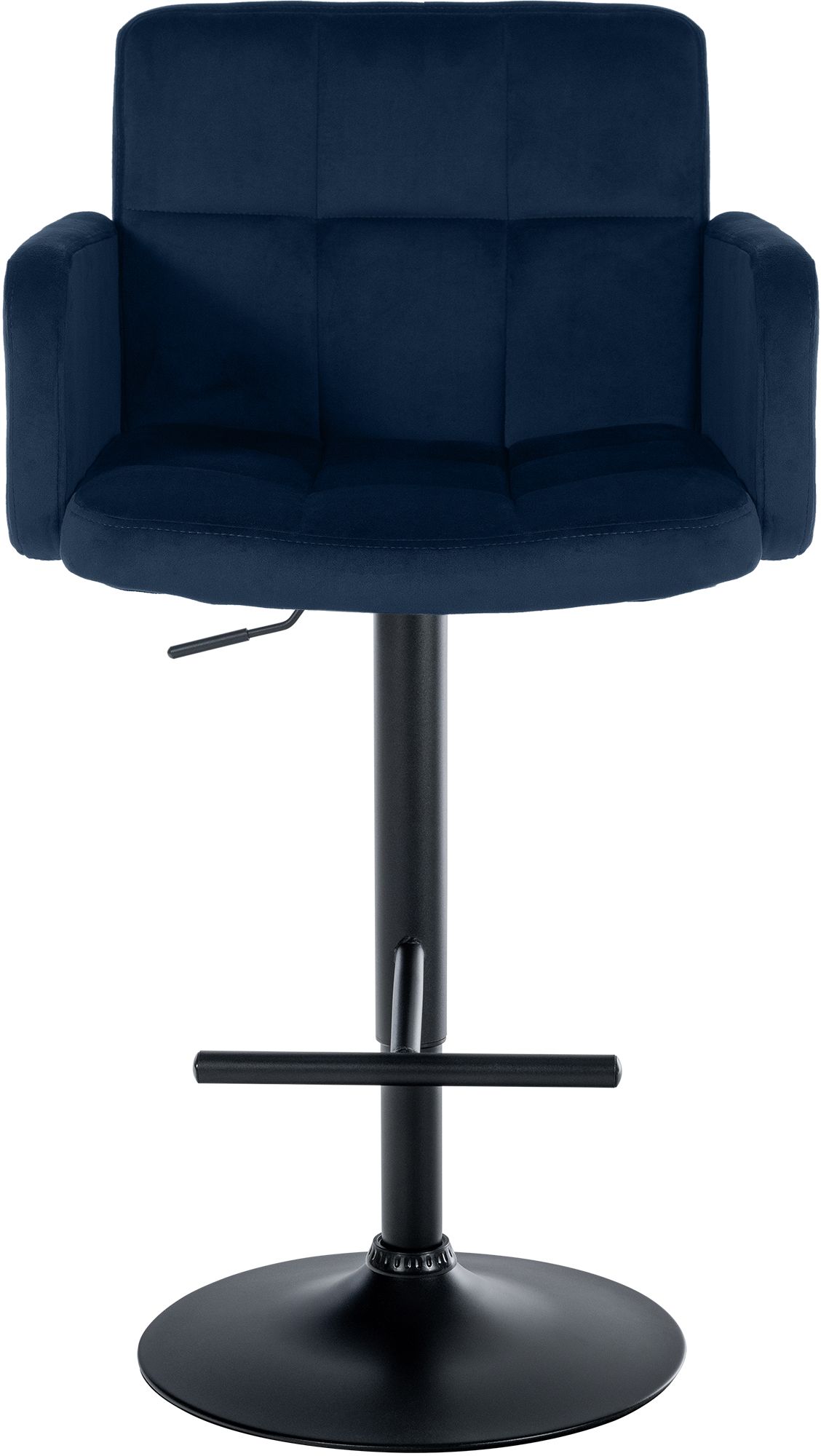 2-pack barstolar Los Angeles i sammet &ndash; snygg design och bekväm sitthöjd för kök och bar