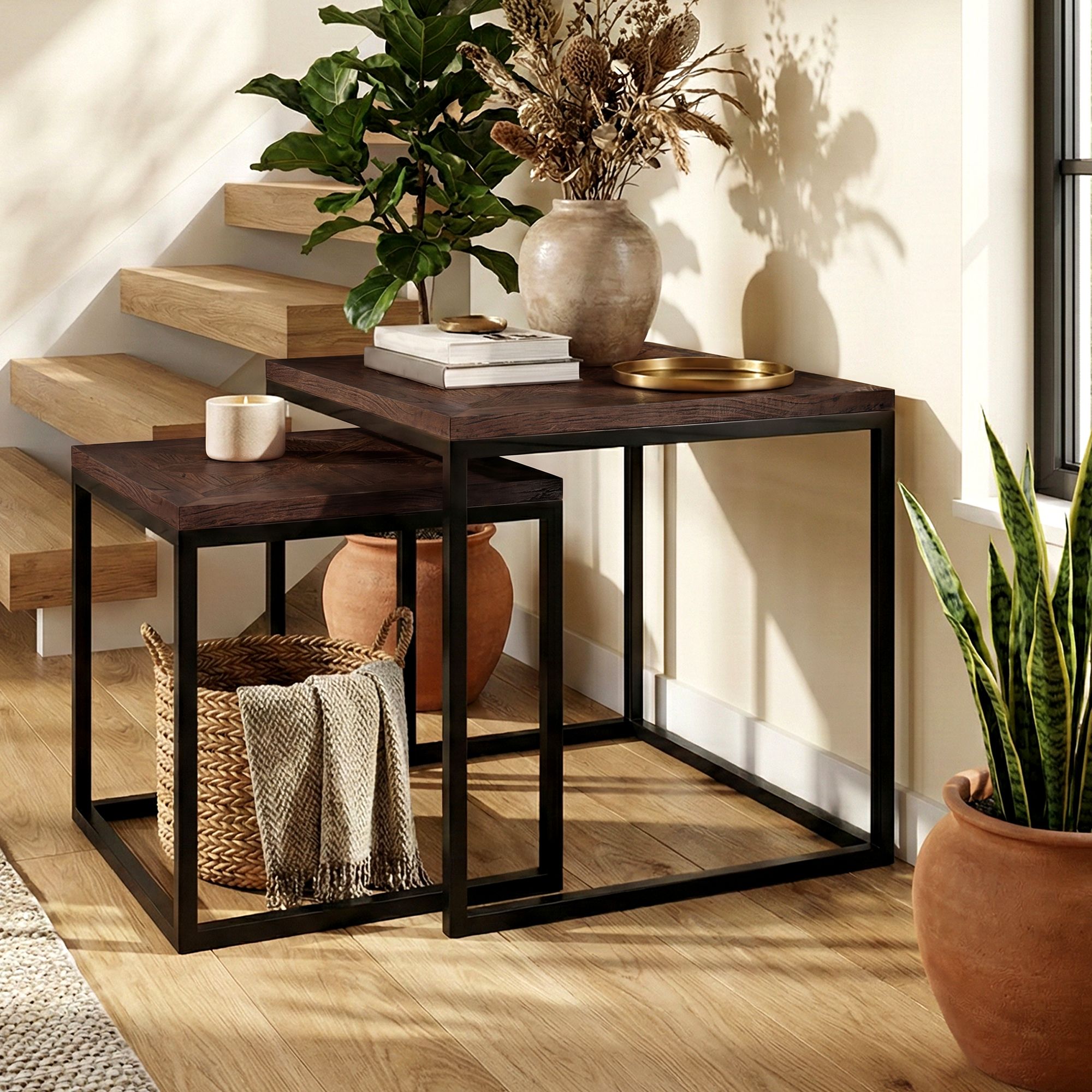 Set med 2 sidobord Talero