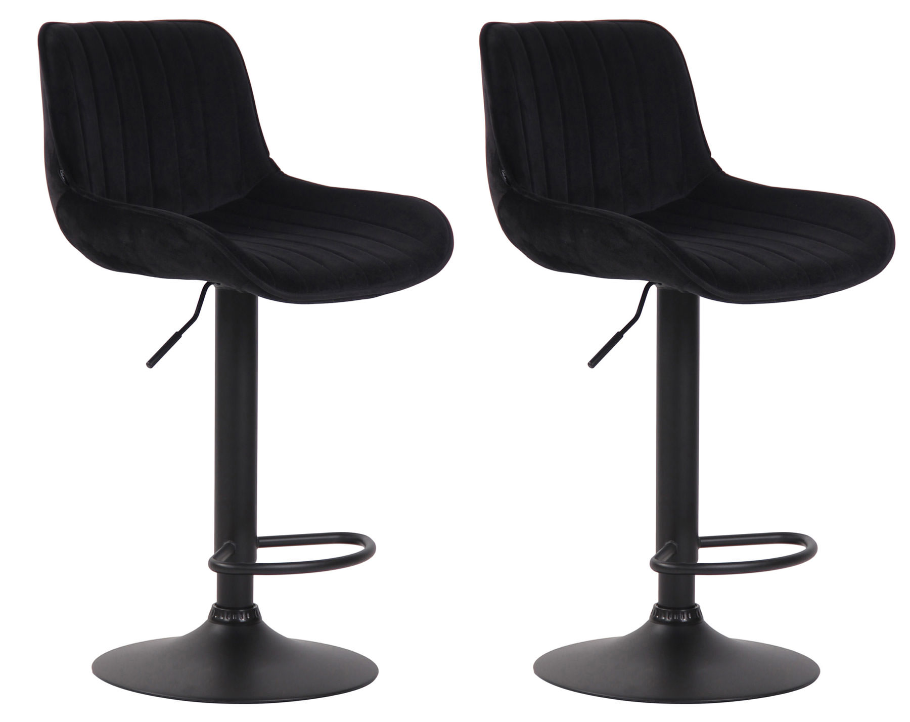 Set med 2 barstolar Lentini Velvet