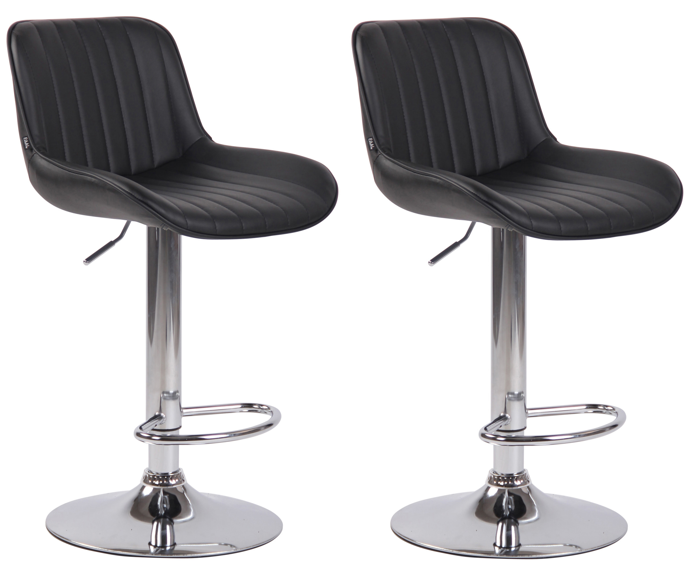 Set med 2 barstolar Lentini Imitation Leather
