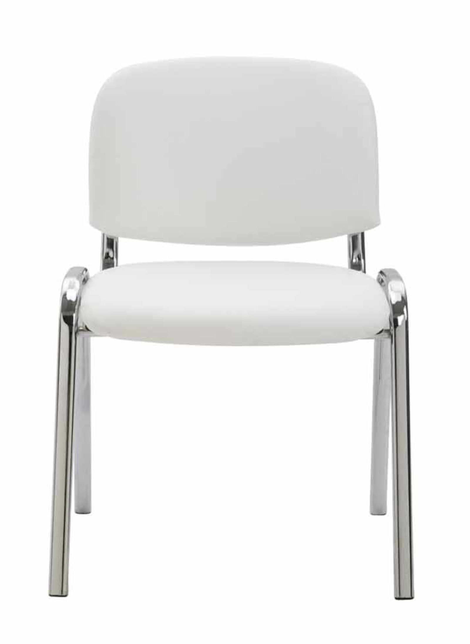 Set med 4 stolar Ken Chrome Imitation Leather