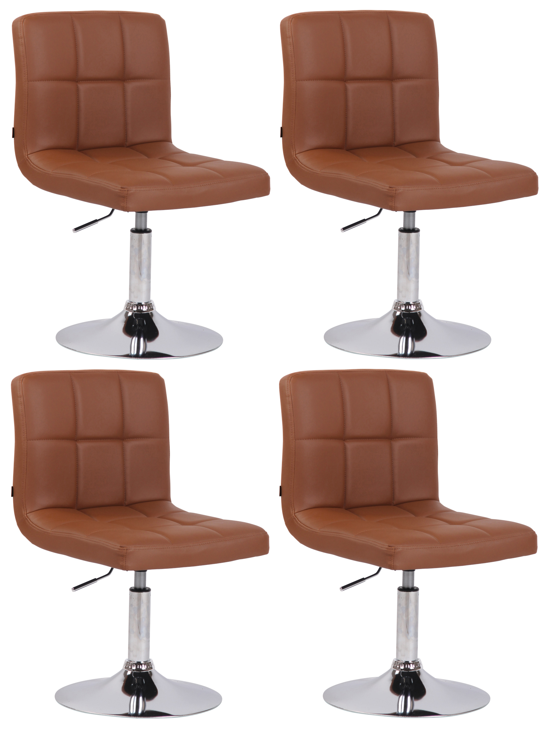 Set med 4 solstolar Palma V2 konstläder